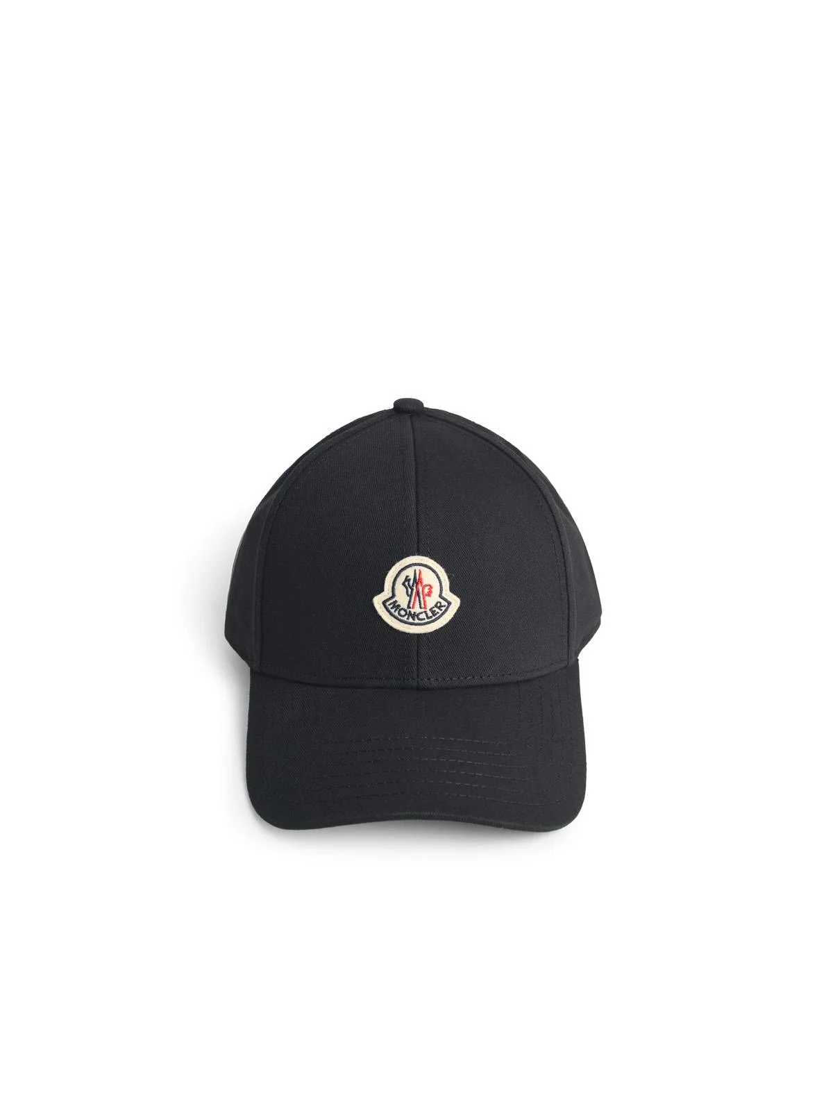 Moncler Black Cotton Cap Men - 1