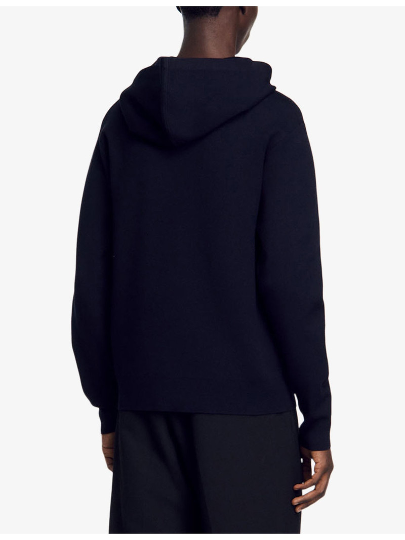 Logo-Patch Stretch-Woven Hoody 4