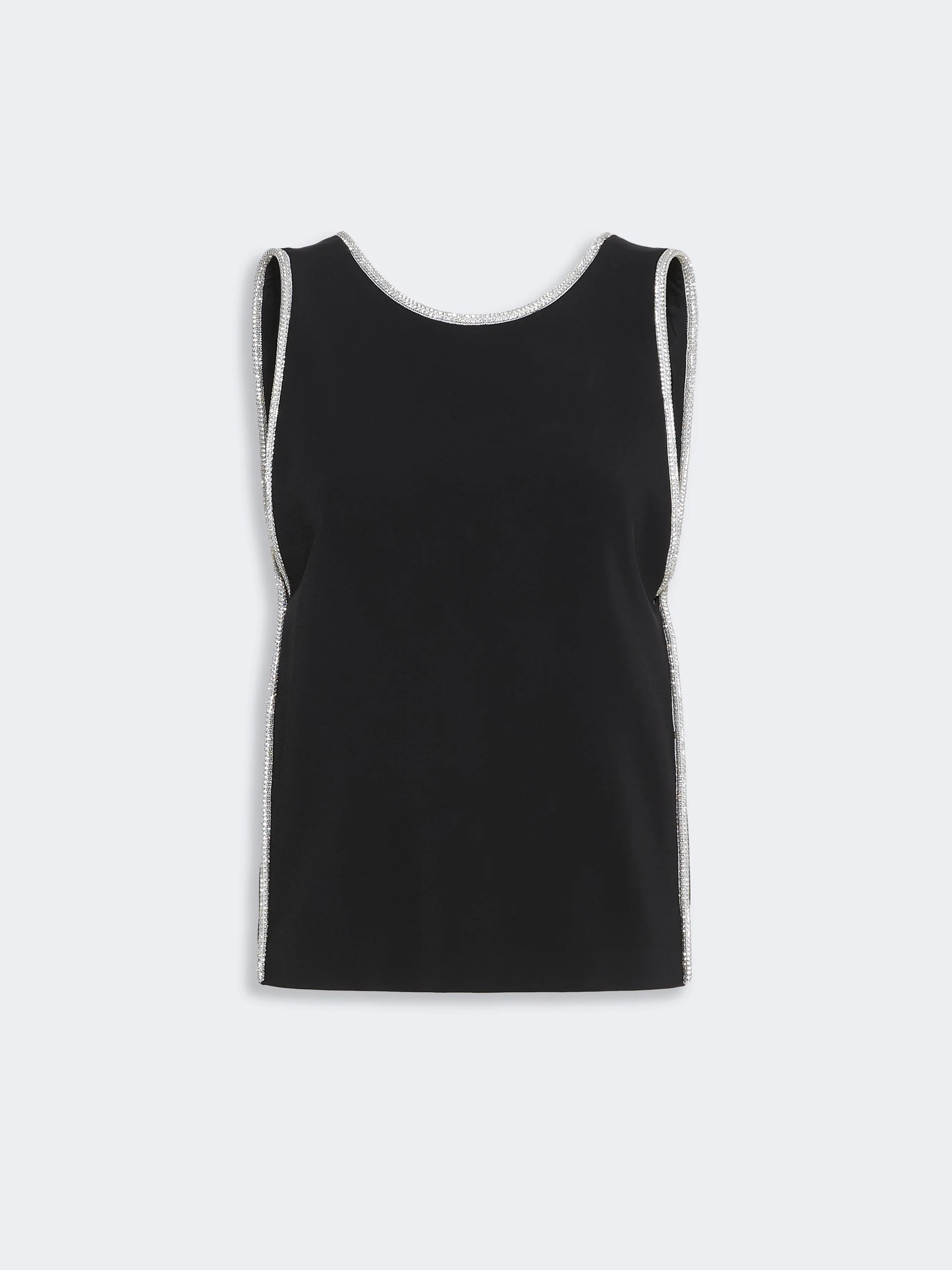 AFA Sleeveless viscose top - BLACK - 1