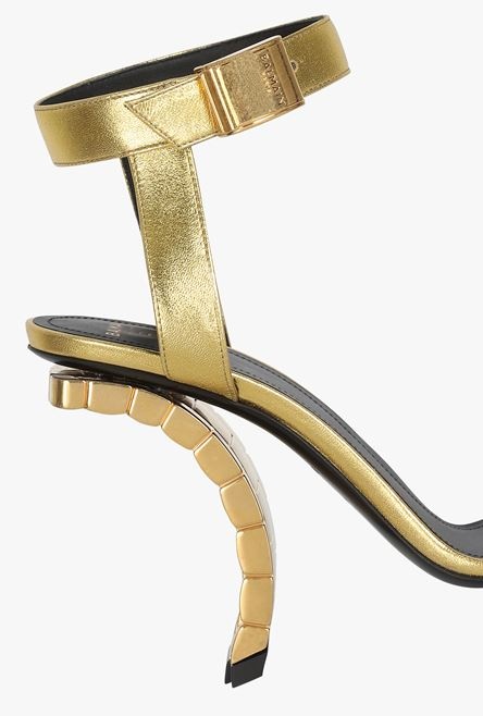 Gold leather Ultima sandals - 6