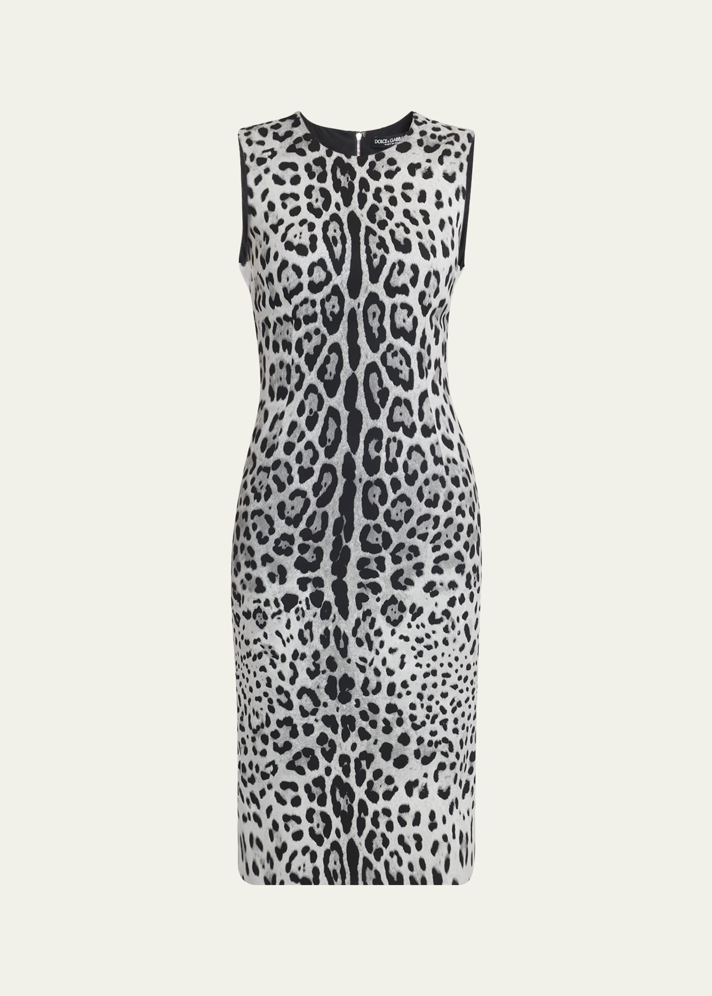 Printed Charmeuse Dress - 1