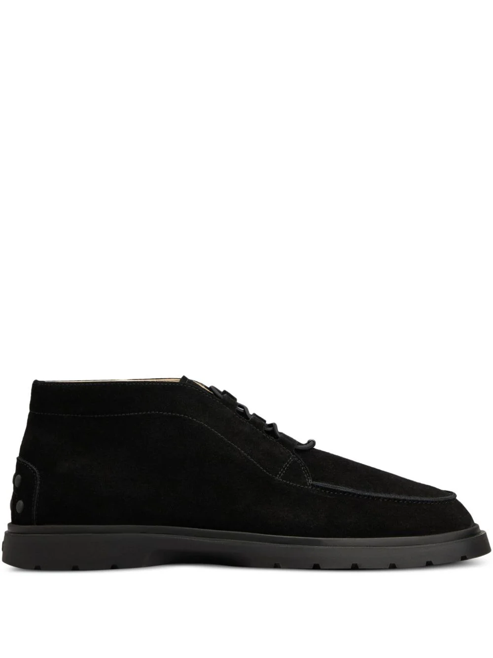 lace-up suede desert boots - 1