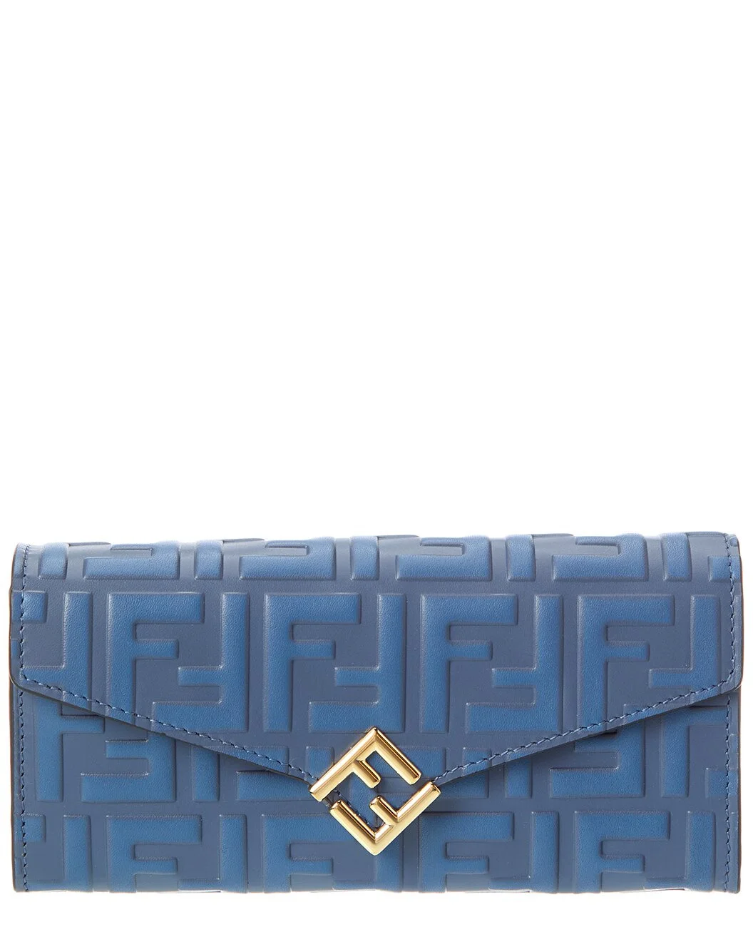 FENDI FF Diamonds Leather Continental Wallet On Chain - 1