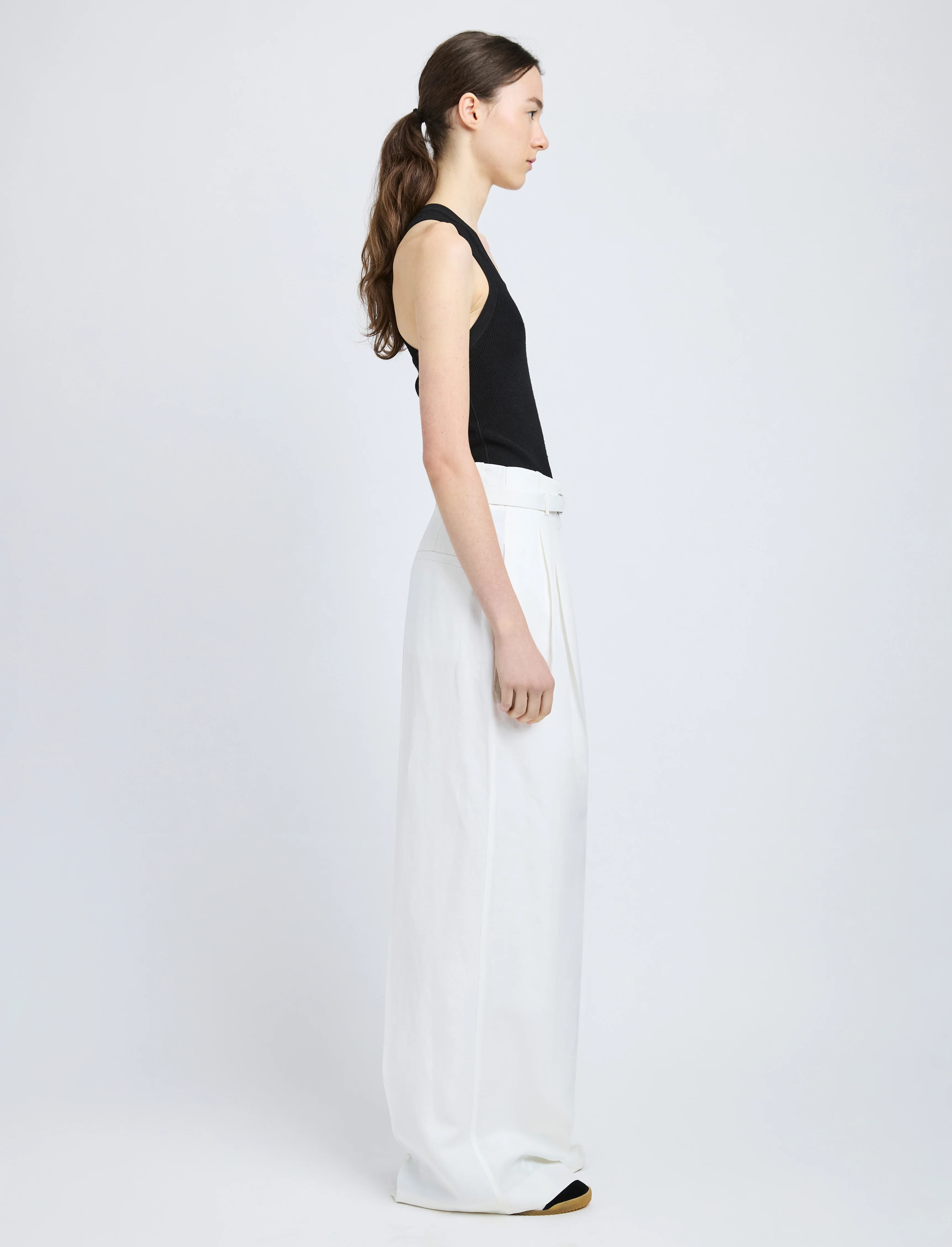 Jules Pant in Linen Viscose - 3
