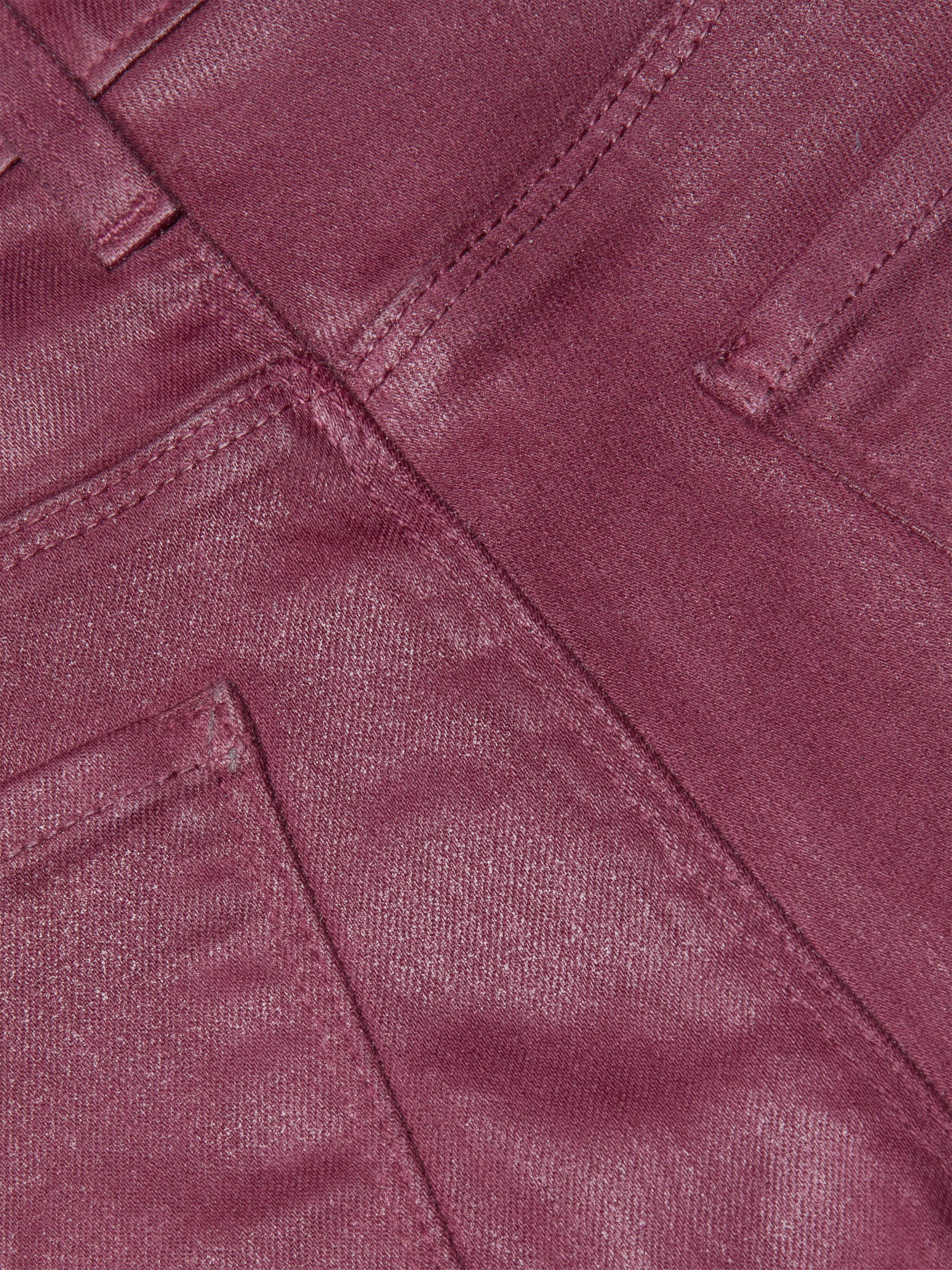 Kendra Coated Cropped Flare Jean - 6