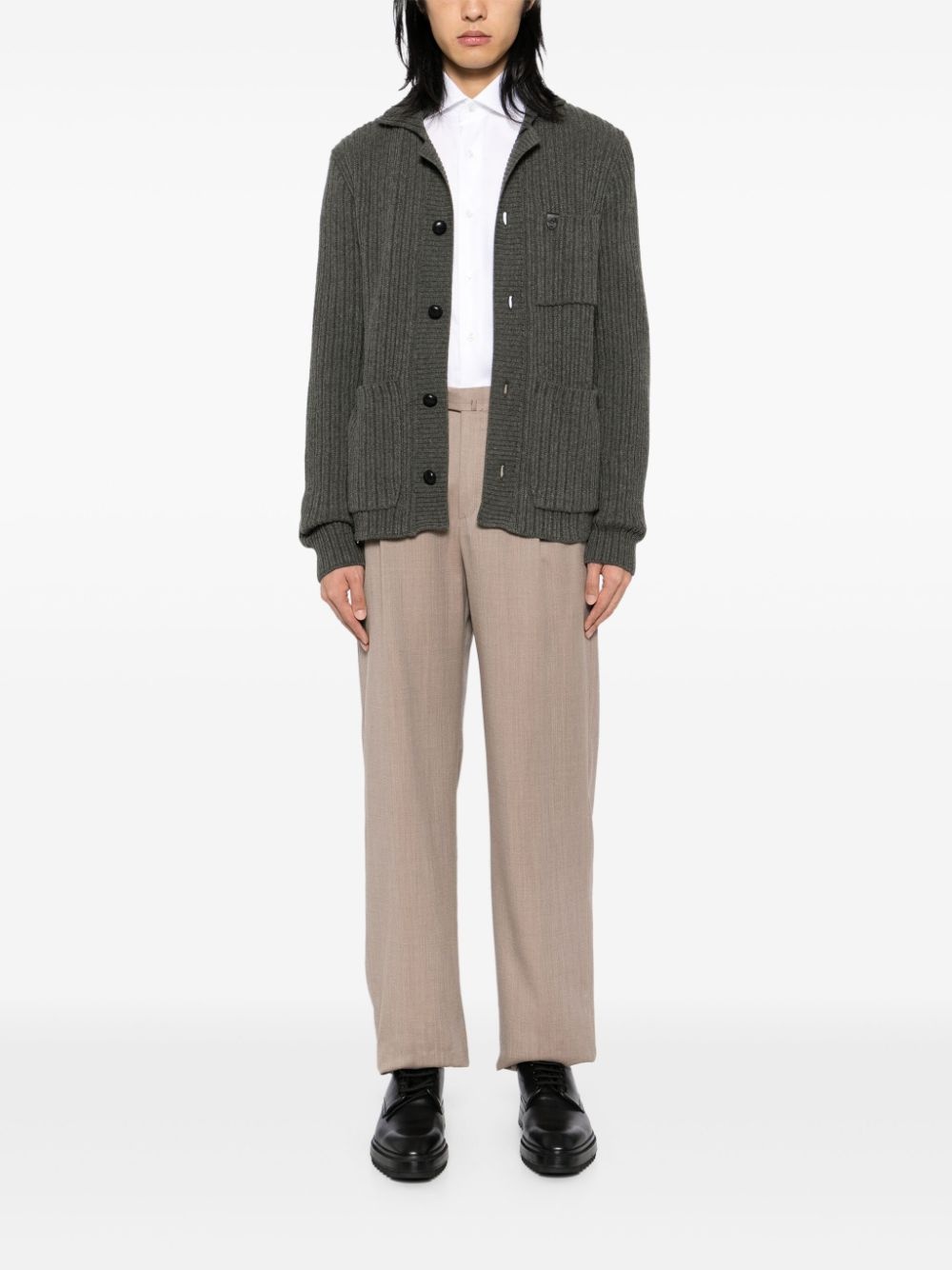 SPREAD COLLAR SHIRT - 2