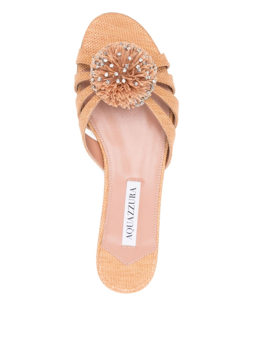 Movida crystal-embellished pom-pom sandals - 4