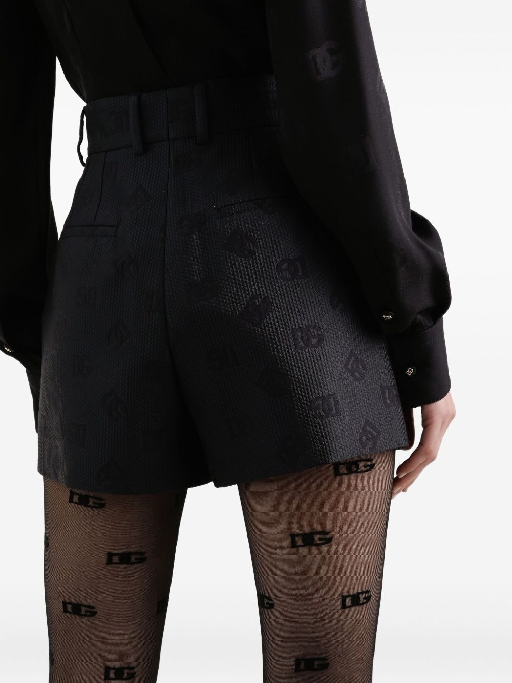 jacquard shorts - 4