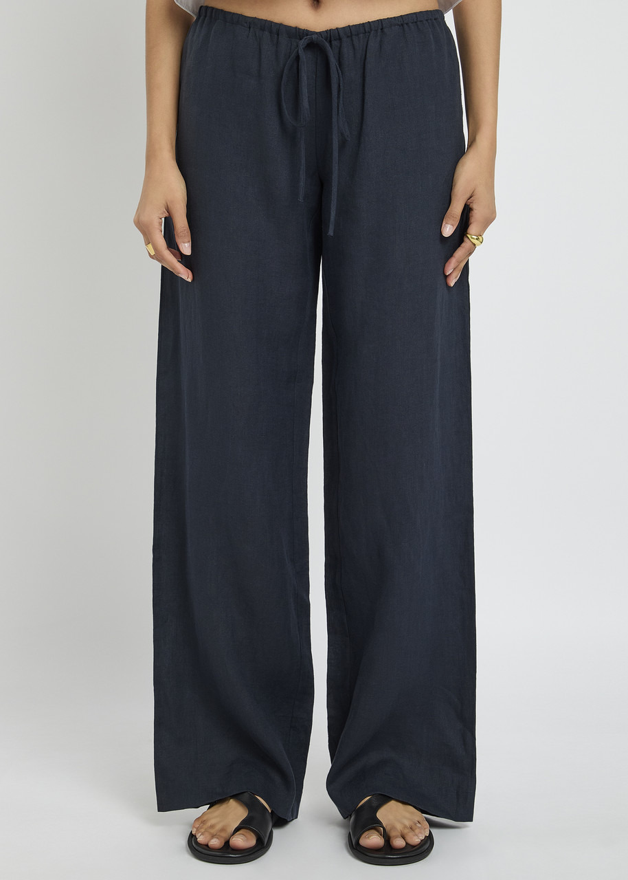 Bec & Bridge Elyce Wide-leg Linen Trousers - 2
