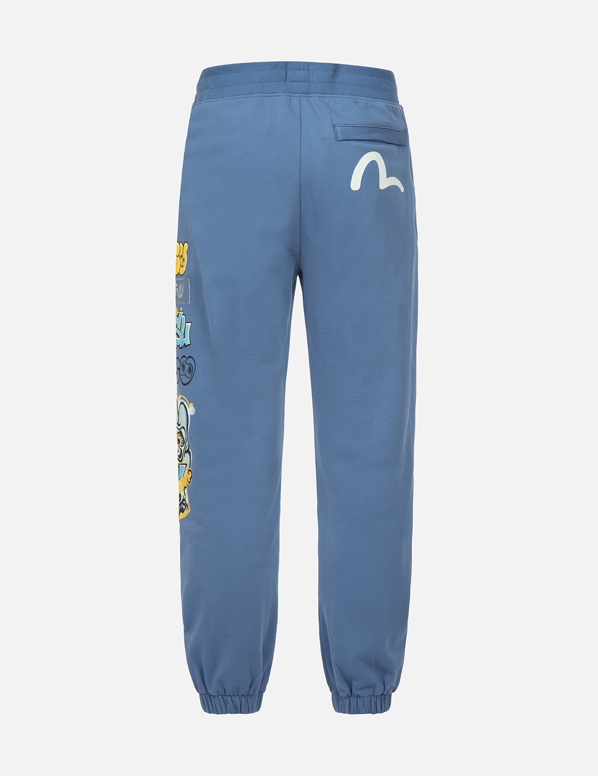 GRAFFITI DARUMA AND LOGO PRINT SWEATPANTS - 2