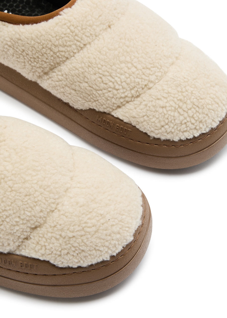 Moon Boot Park Padded Quilted Fleece Mules - 3