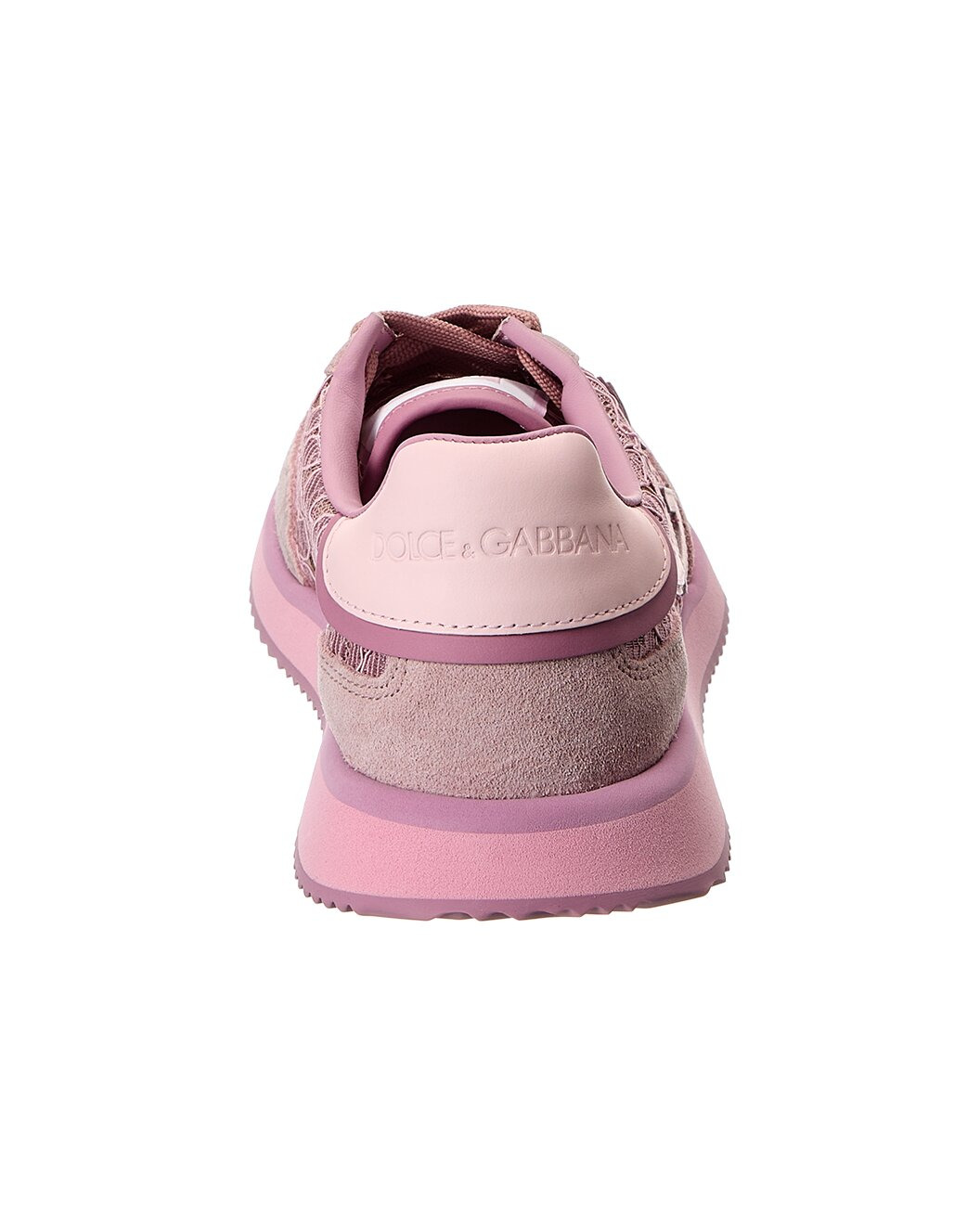 Dolce & Gabbana DG Cushion Lace & Leather Sneaker - 3