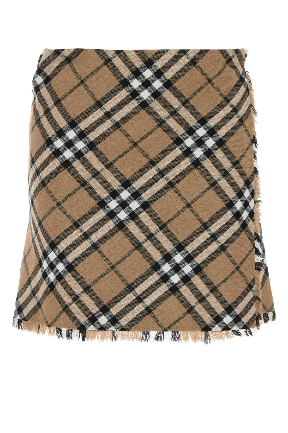 Burberry Women Embroidered Polyester Blend Mini Skirt - 1