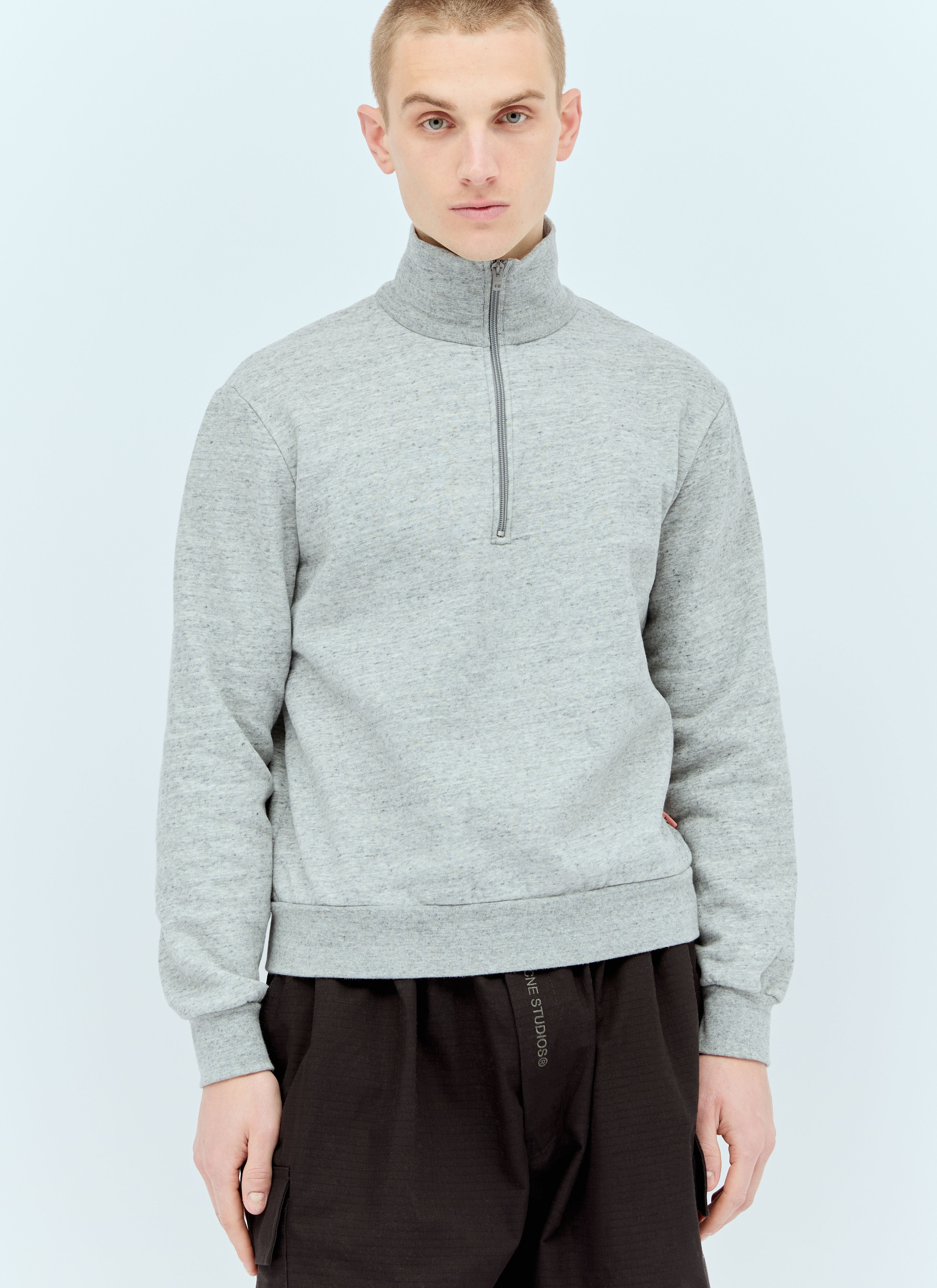 Acne Studios Men Half-Zip Sweatshirt - 1