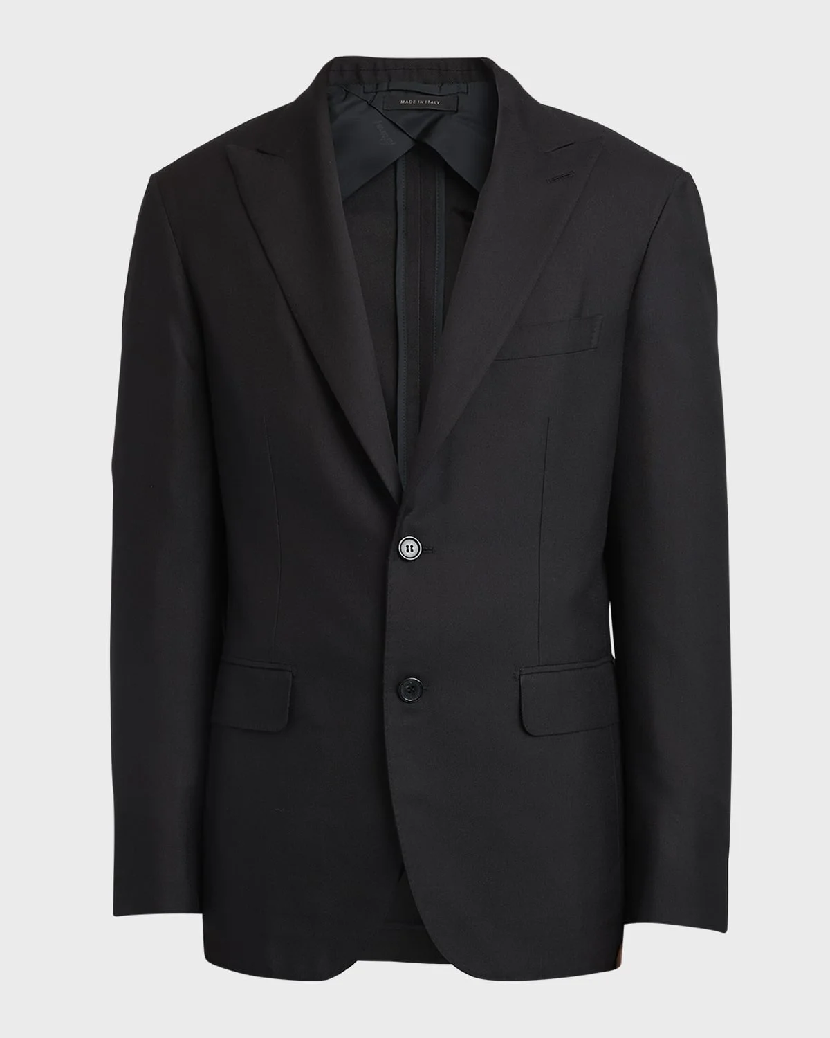 Men's Silk Twill Blazer - 1