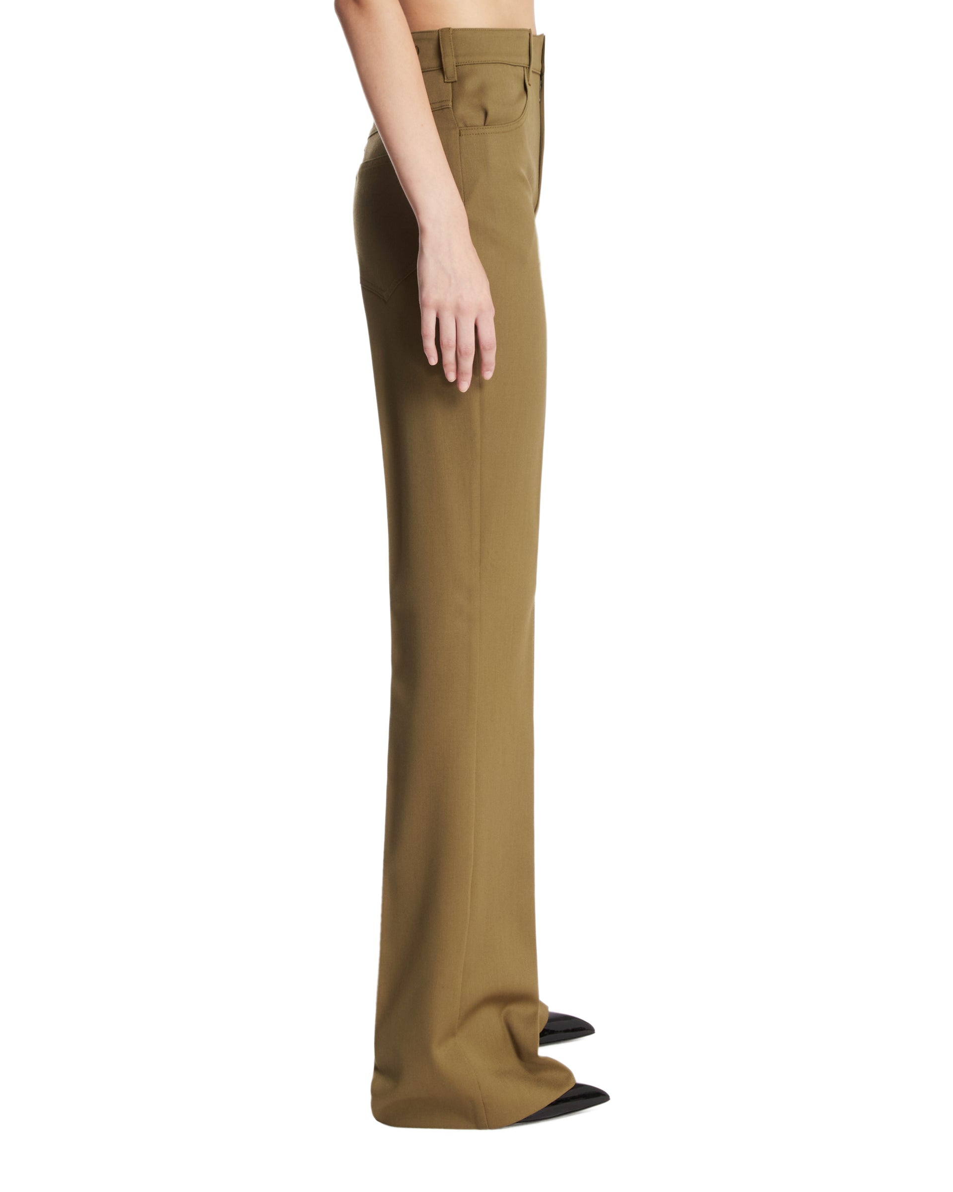 Green Wool Pants - 5