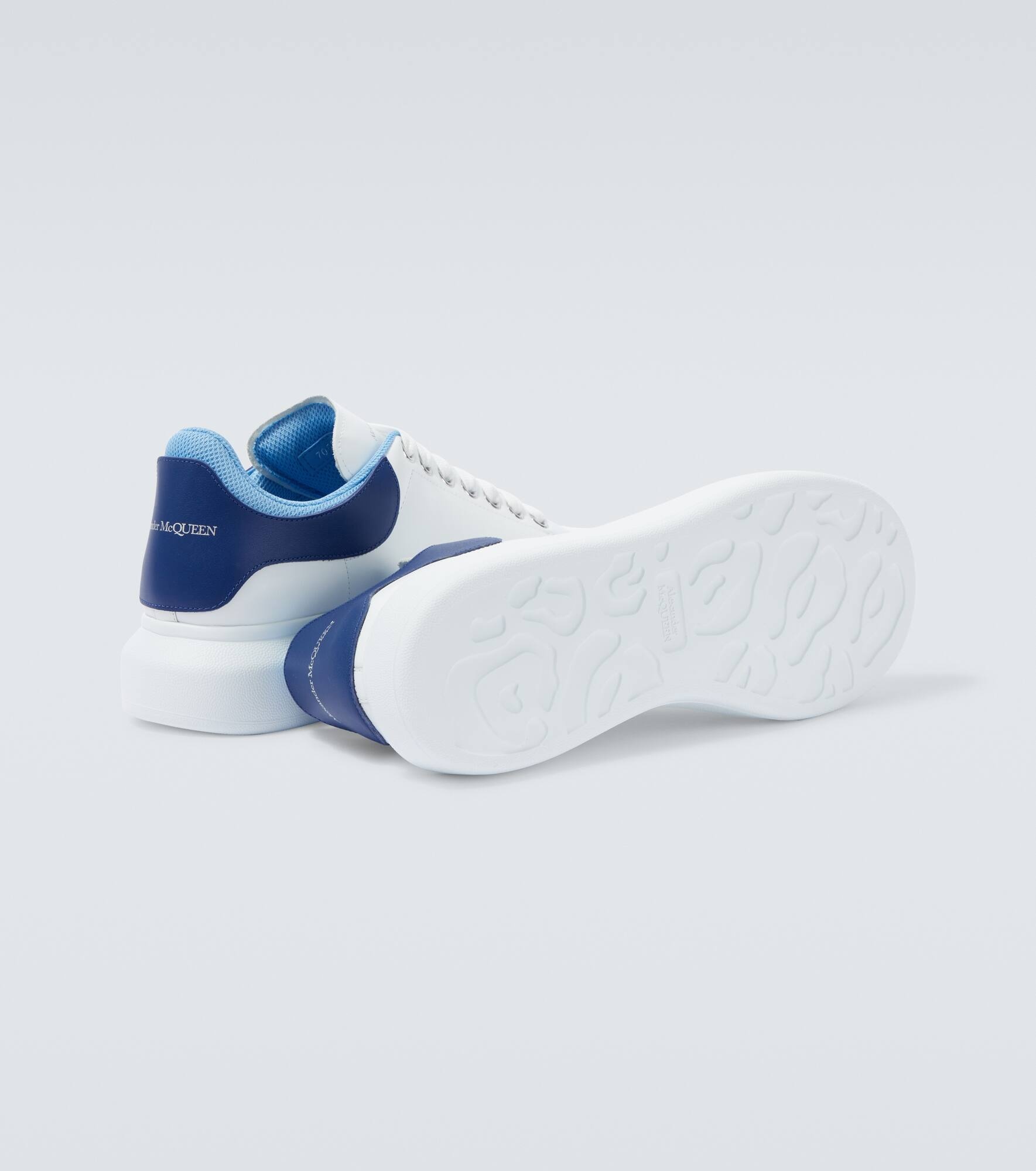 Oversized leather sneakers - 7