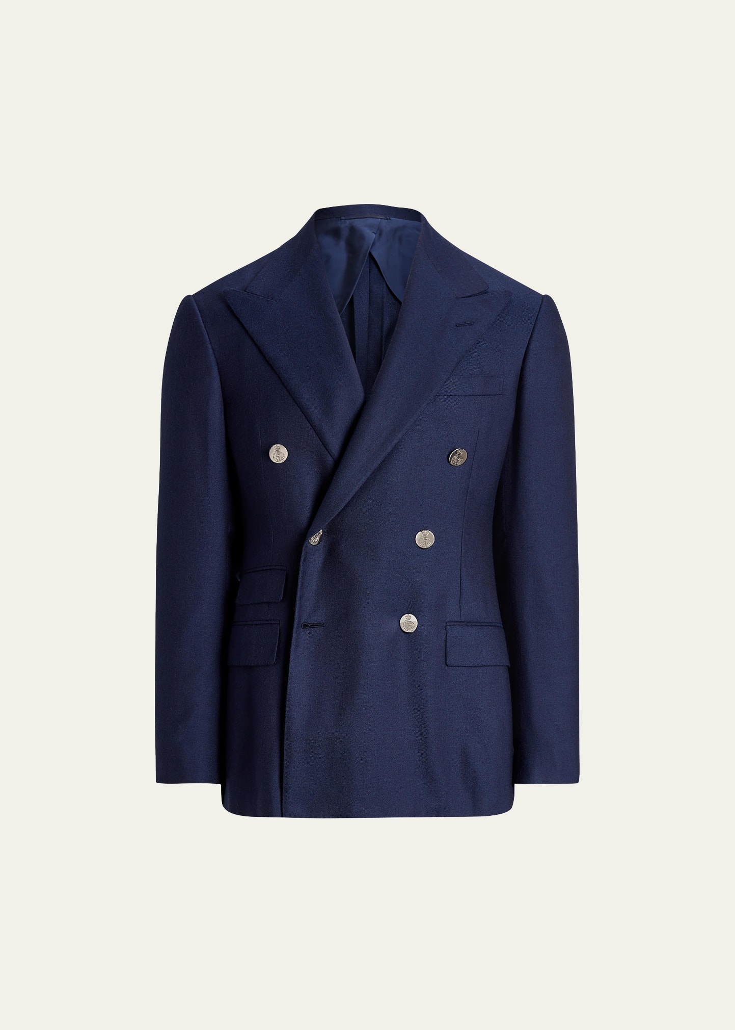 Men's Ralph Handmade Double-Breasted Cashmere Blazer - 5