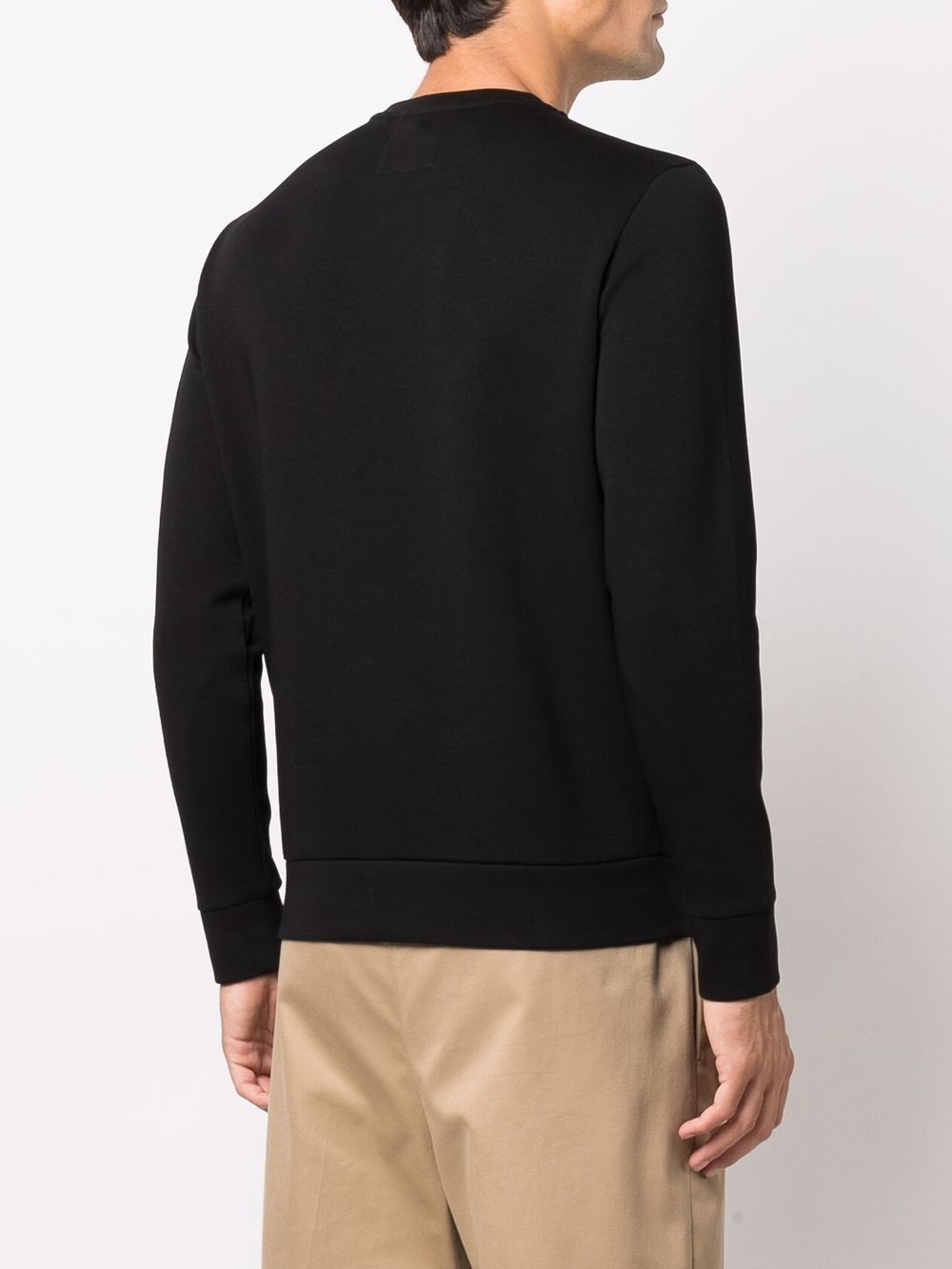 logo-patch crew-neck sweatshirt - 4
