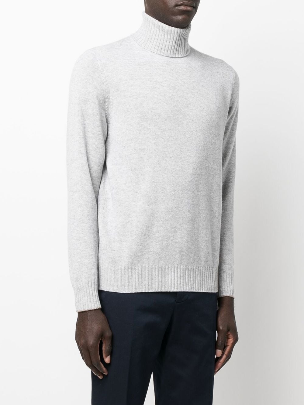 roll-neck cashmere jumper - 3