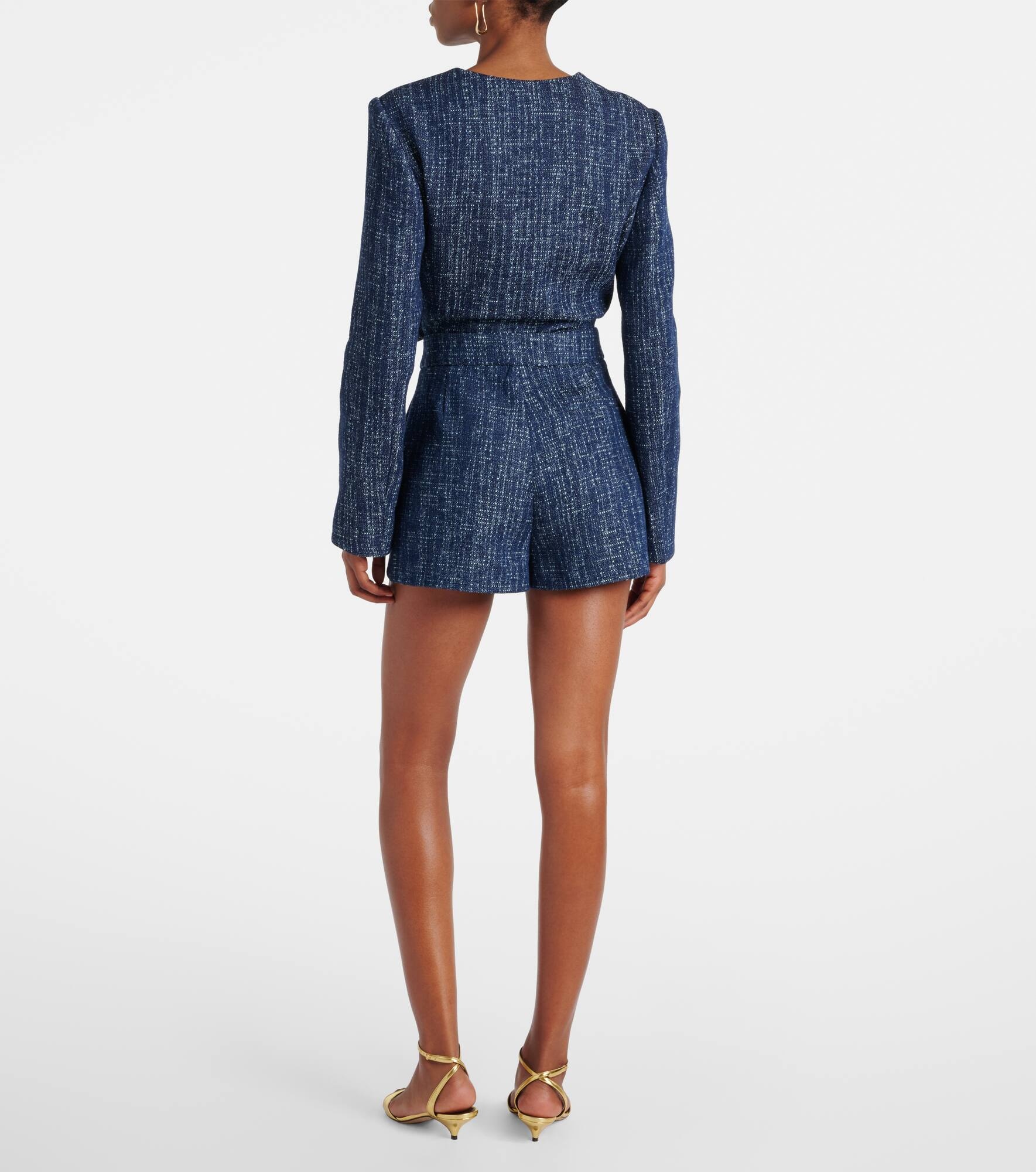 Cotton tweed shorts - 3