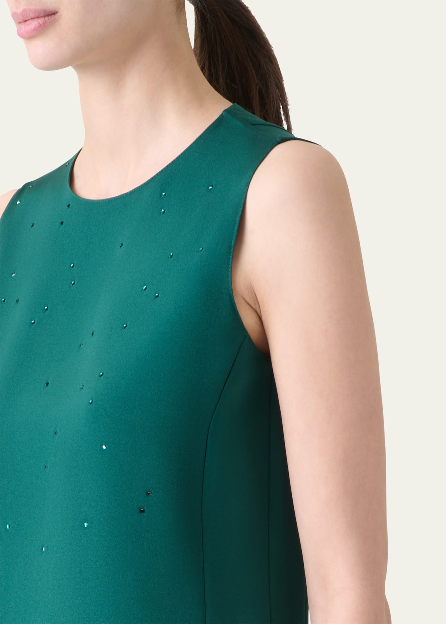 Swarovski Stars Silk Crepe Blouse - 5