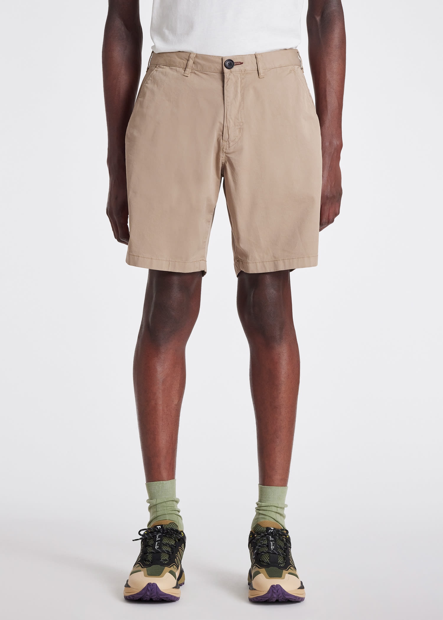 Pima Stretch-Cotton Garment-Dyed Shorts - 3