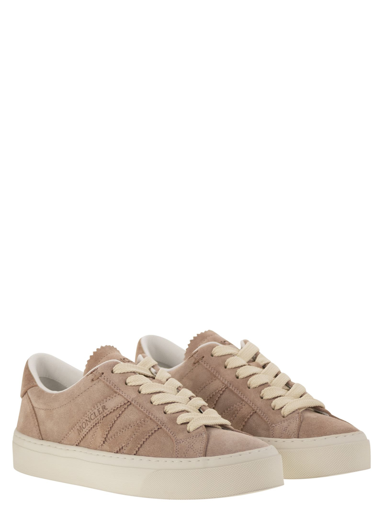 Moncler Women Monaco2 - Suede Sneakers - 4