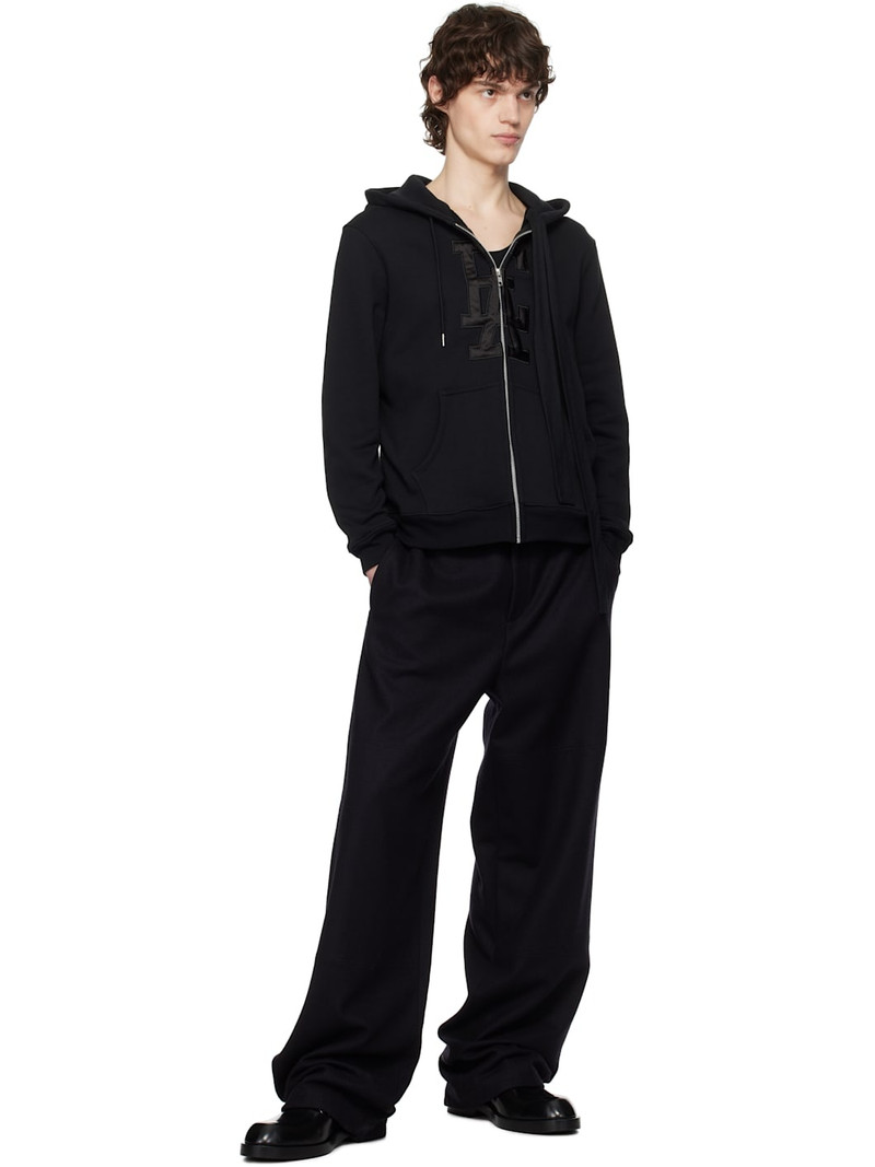 AARON ESH Black 'AE' Hoodie outlook