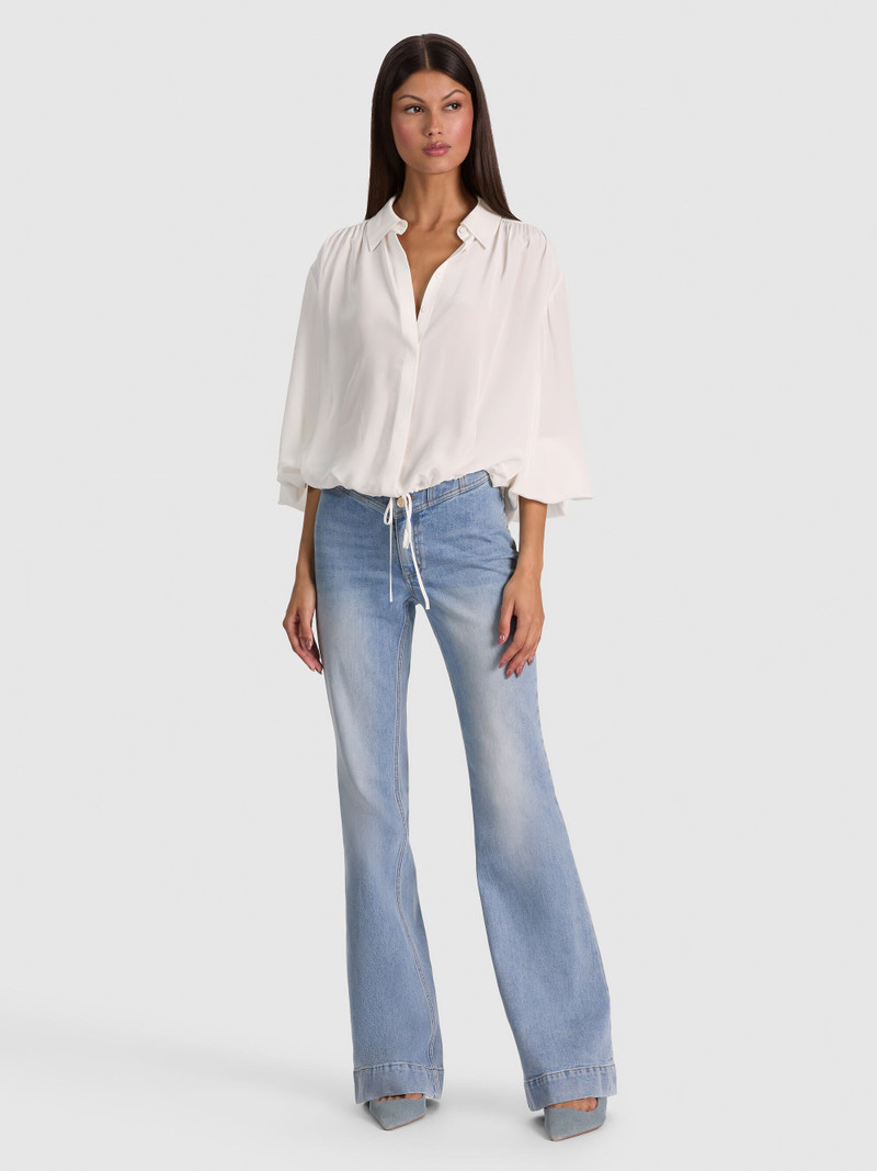 MARGAUX TIE FRONT BLOUSE 3
