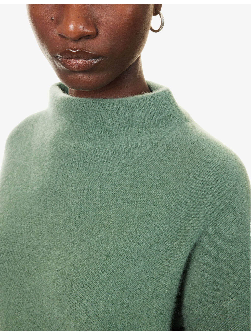 Relaxed-Fit Funnel-Neck Cashmere Jumper - 5