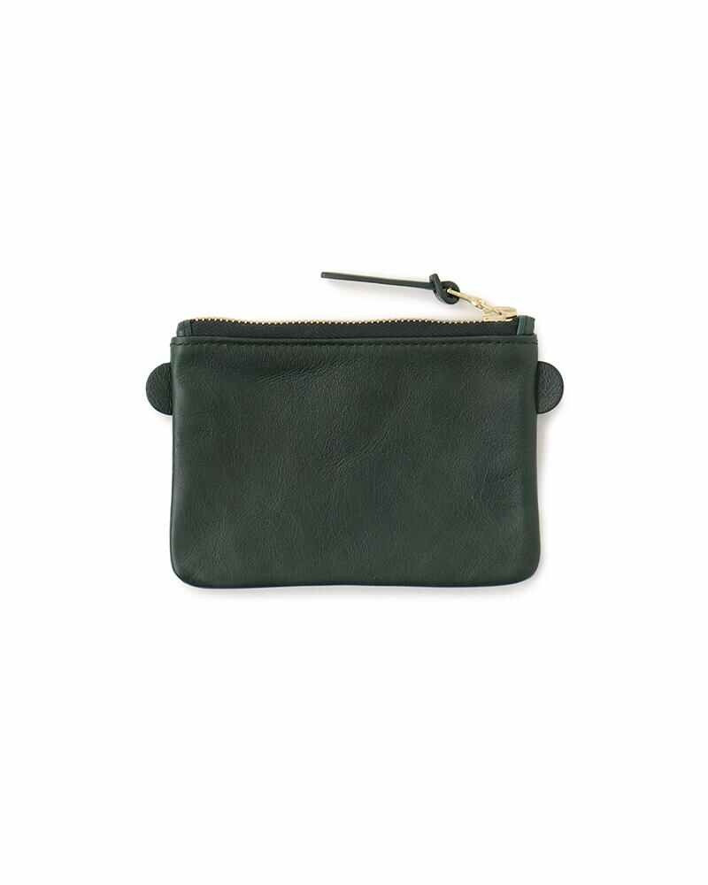 visvim LEATHER ESSENTIALS CASE GREEN outlook