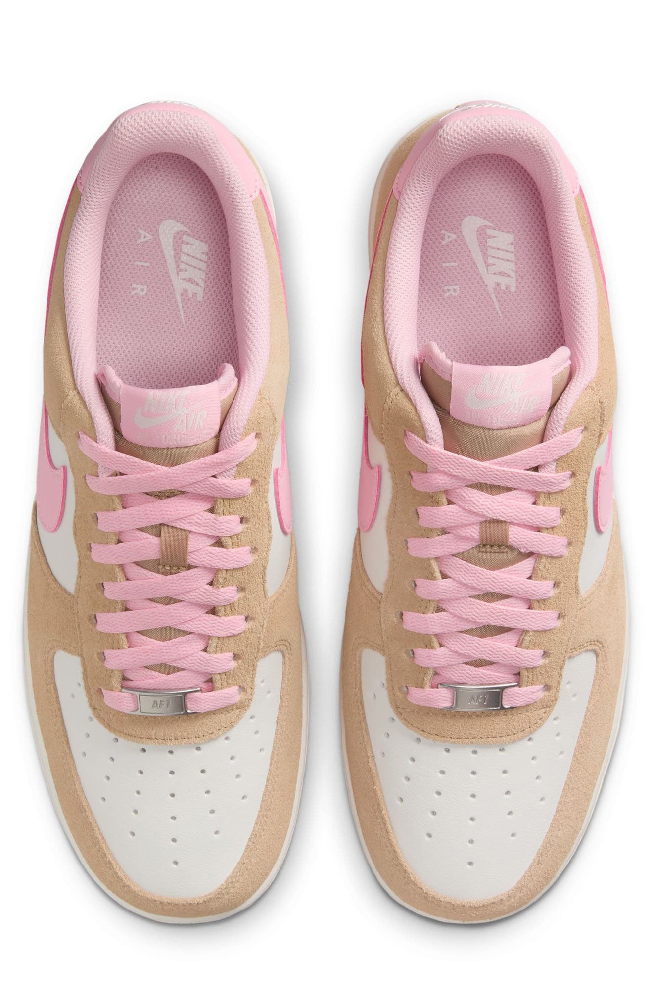 Nike Air Force 1 '07 Sneaker in Hemp/Soft Pink/Phantom at Nordstrom - 3