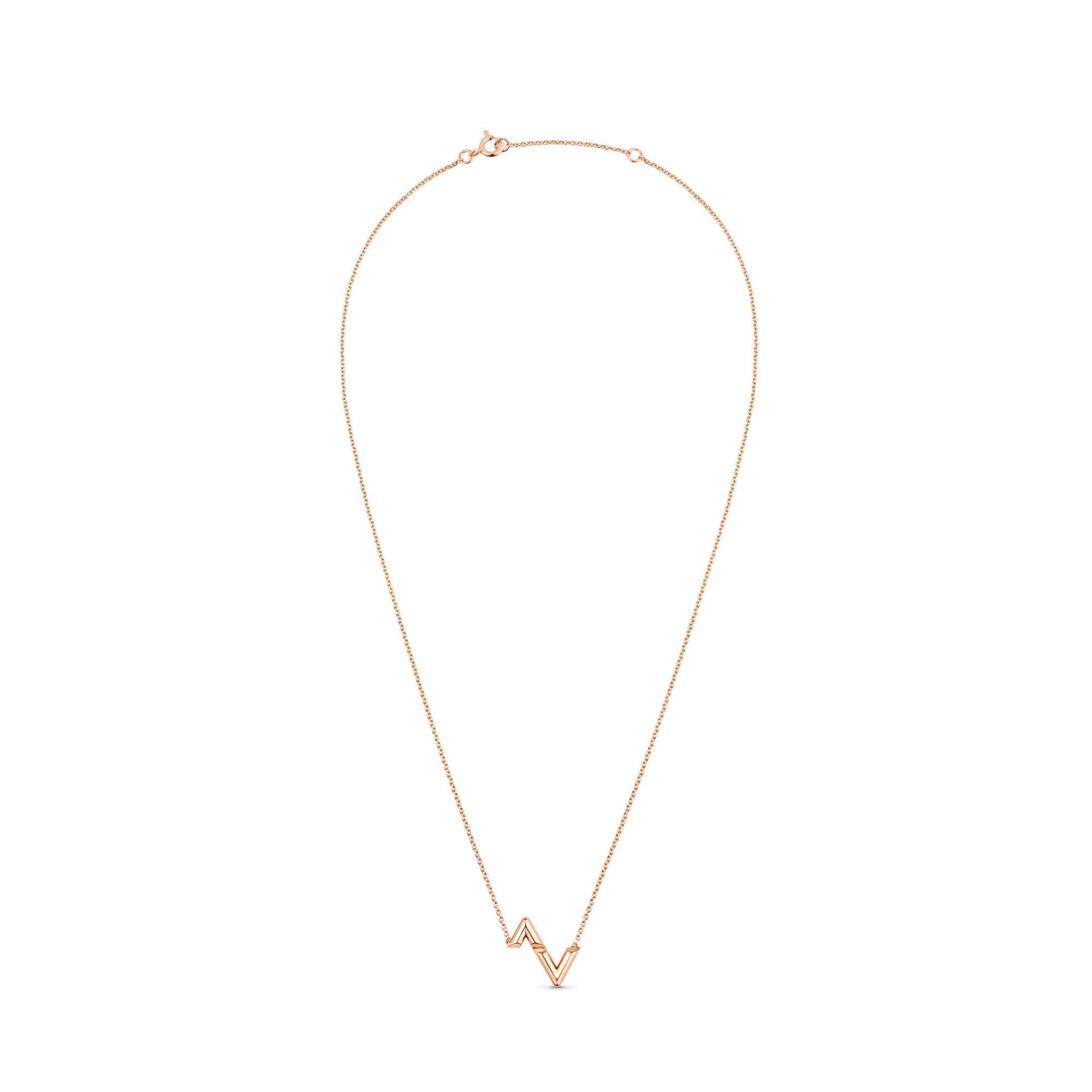 LV Volt Upside Down Pendant, Pink Gold - 3