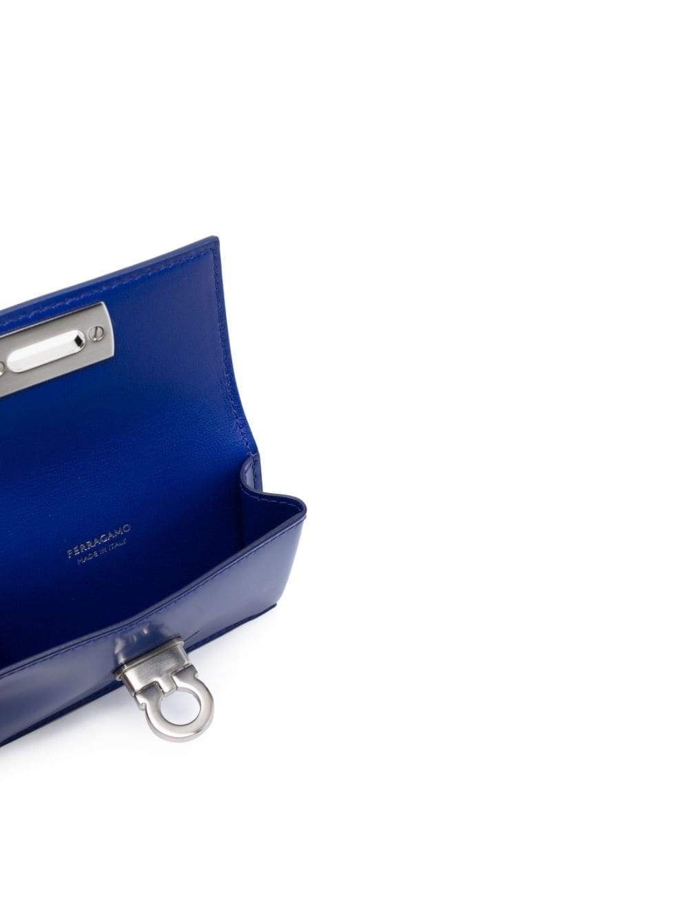 logo-plaque leather wallet - 3