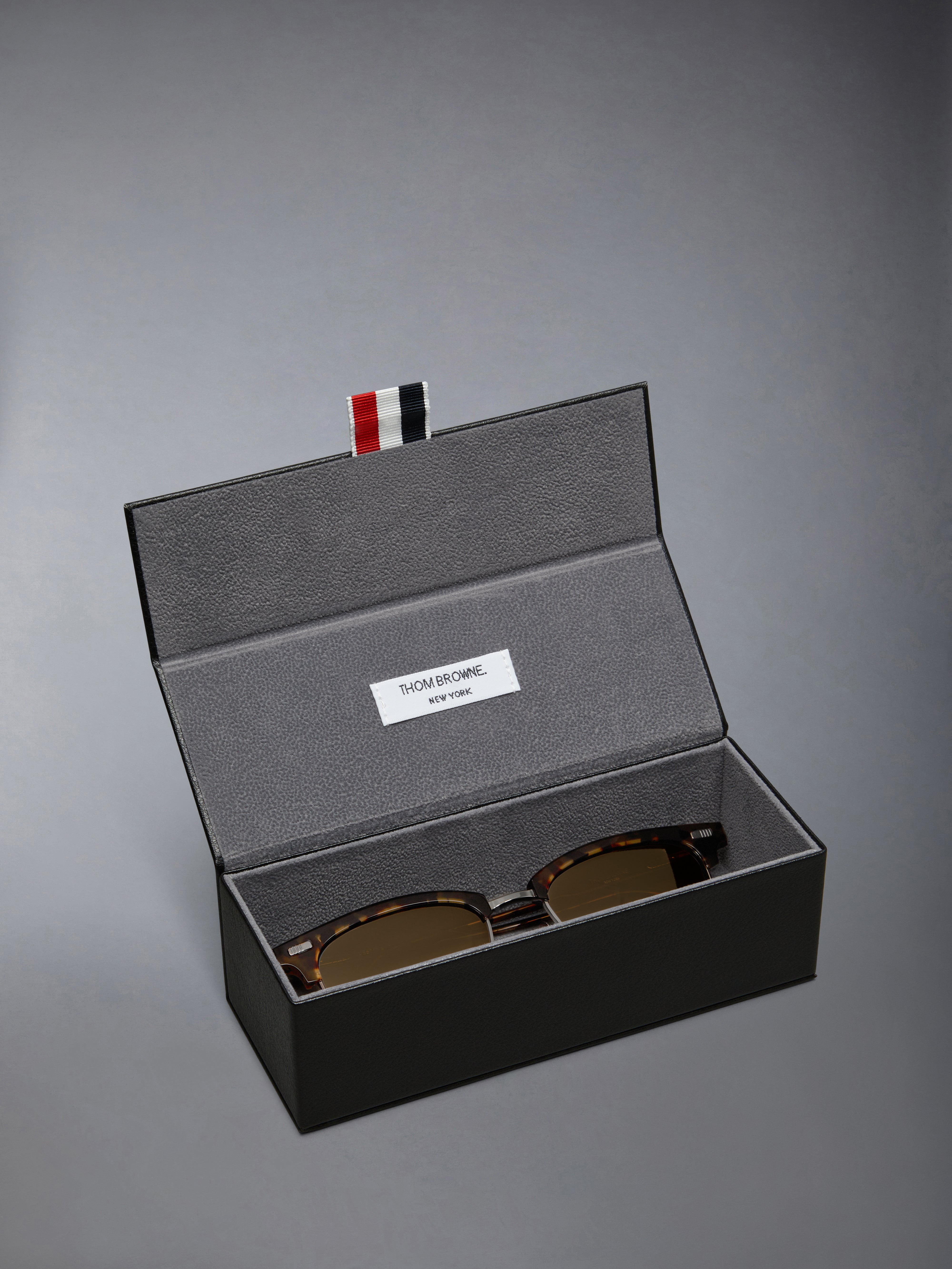 ACETATE AND TITANIUM RECTANGULAR SUNGLASSES - 4