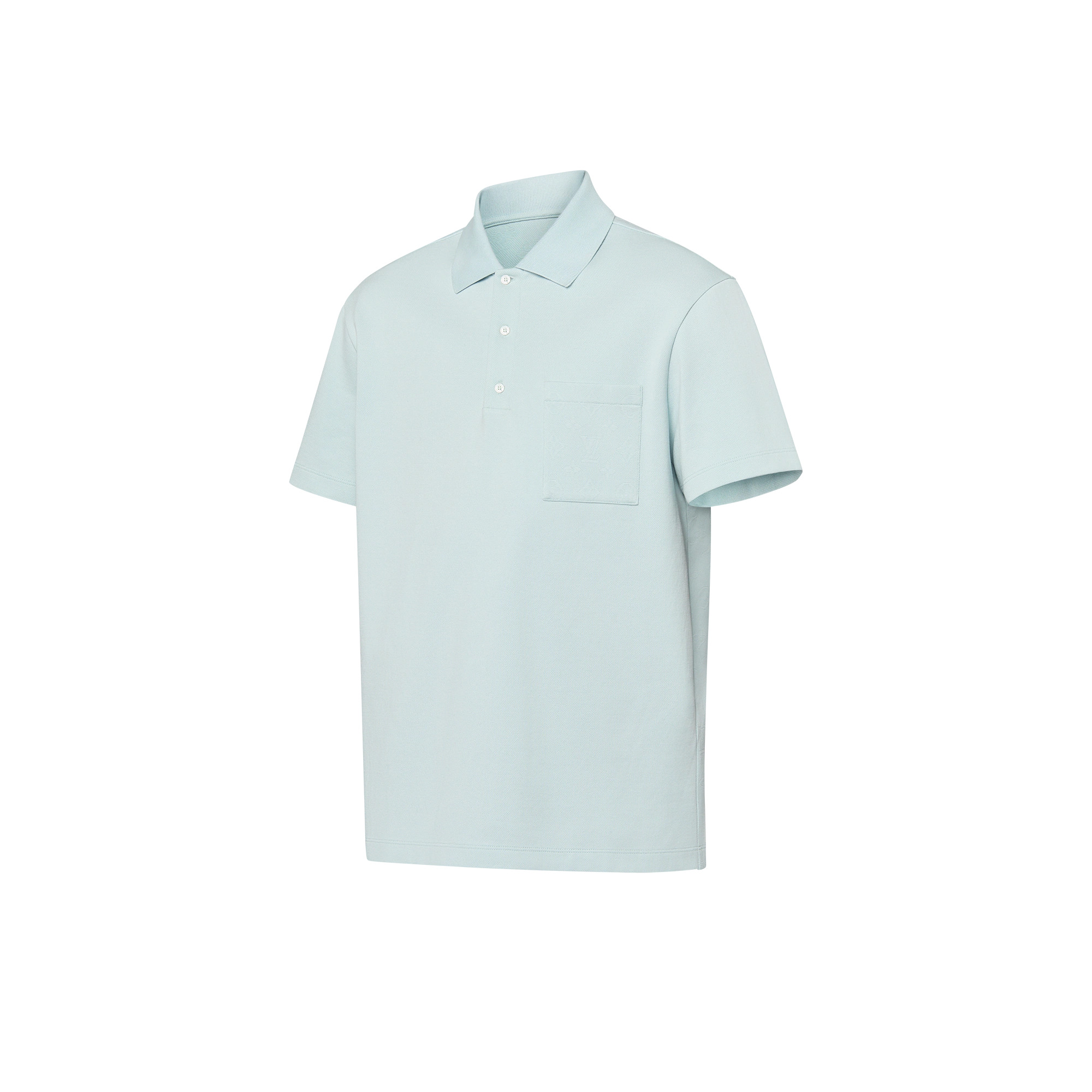 Monogram Cotton Pocket Polo - 2
