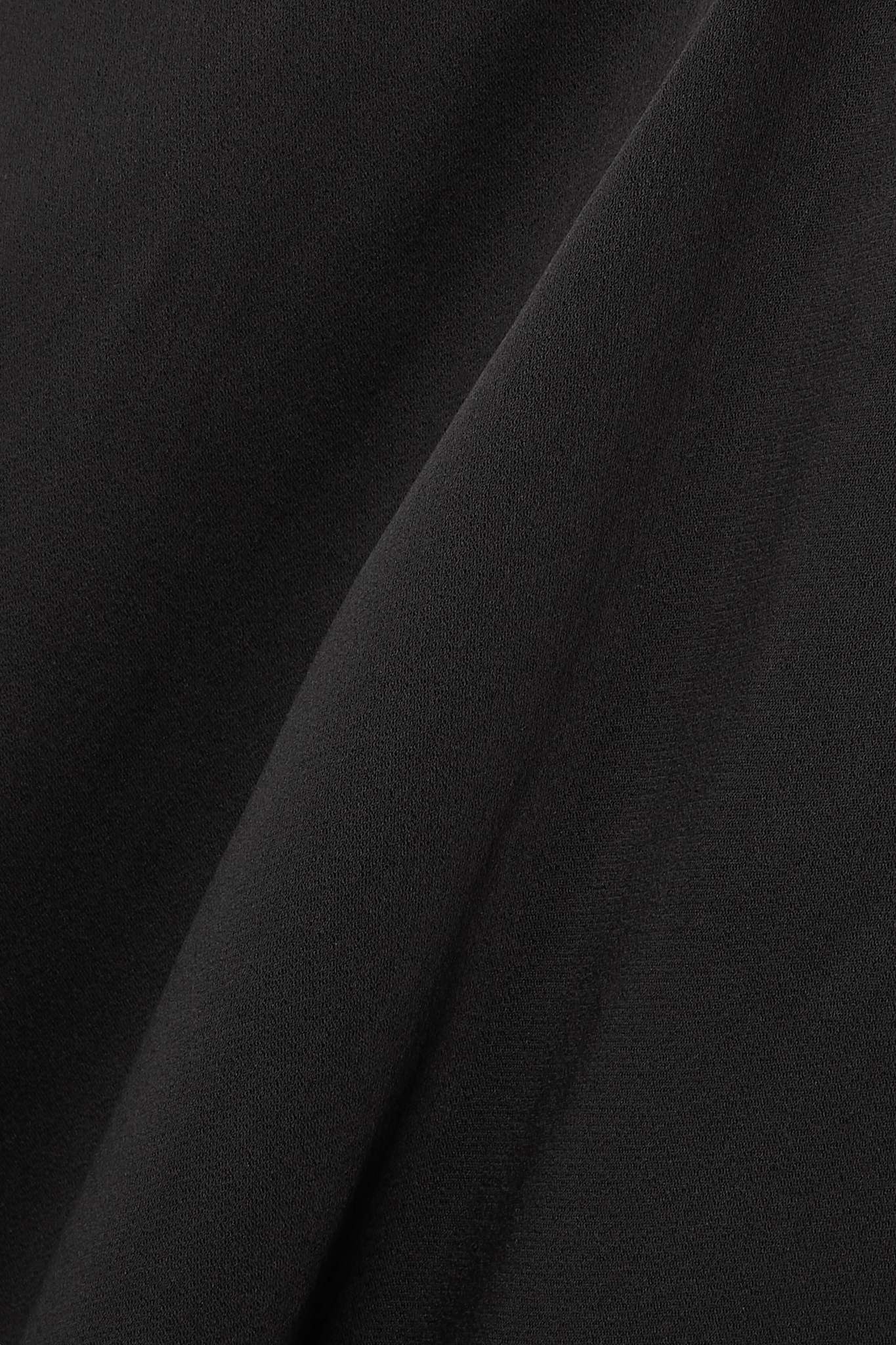 Draped satin-crepe maxi dress - 4