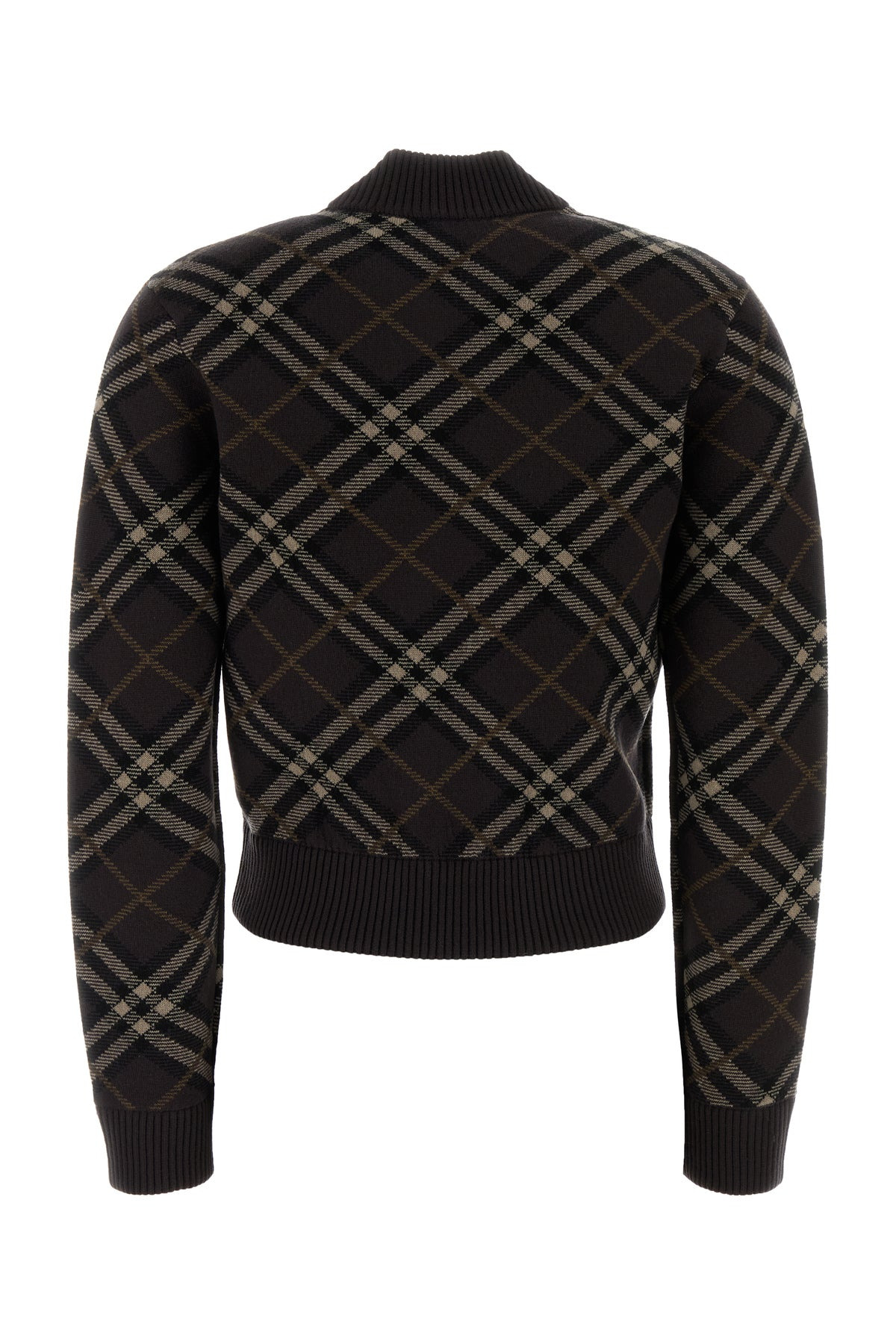 Embroidered stretch wool blend cardigan - 2