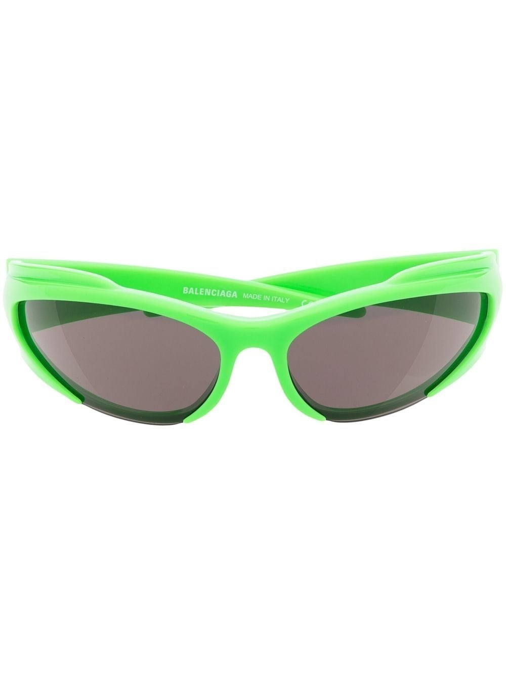 oval-frame sunglasses - 1
