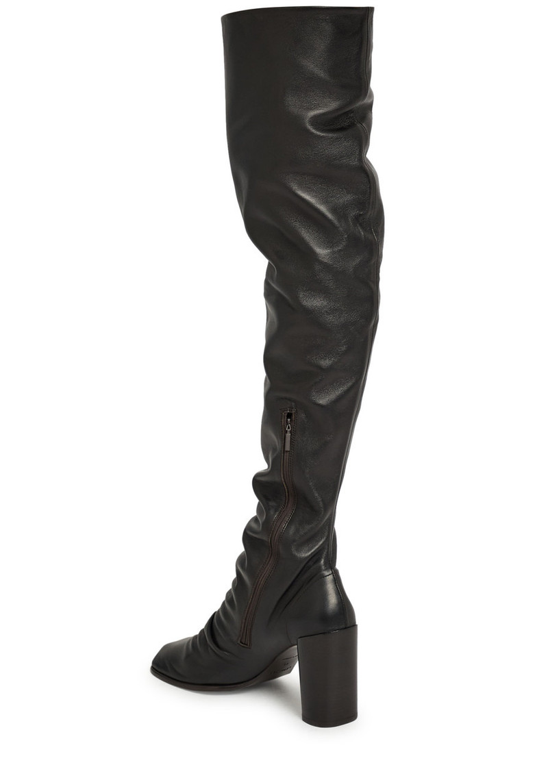 The Row The Row 80 Leather Over-the-knee Boots outlook