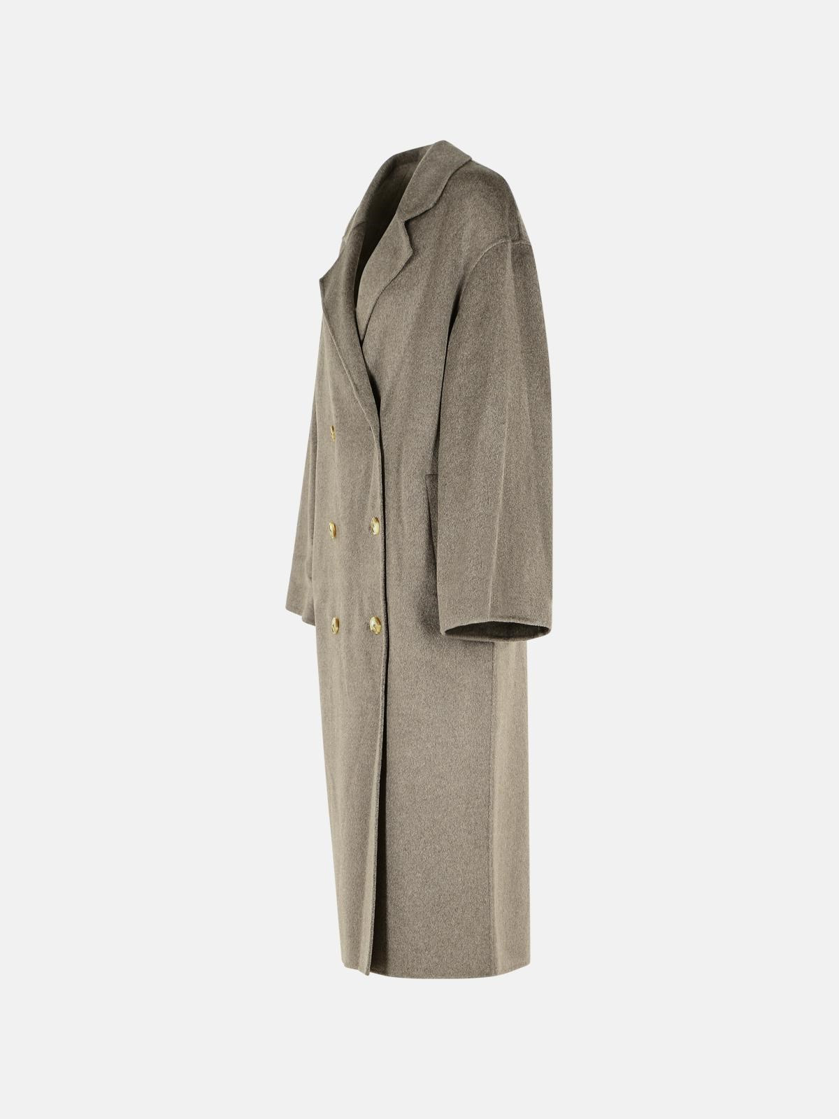 'BORNEO' MELANGE MOLE CASHMERE BLEND COAT - 2