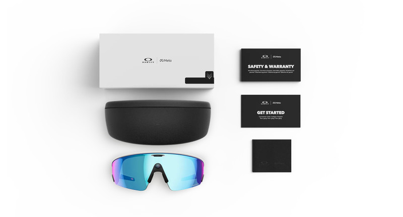 Oakley Meta Vanguard White Prizm™ Sapphire 5