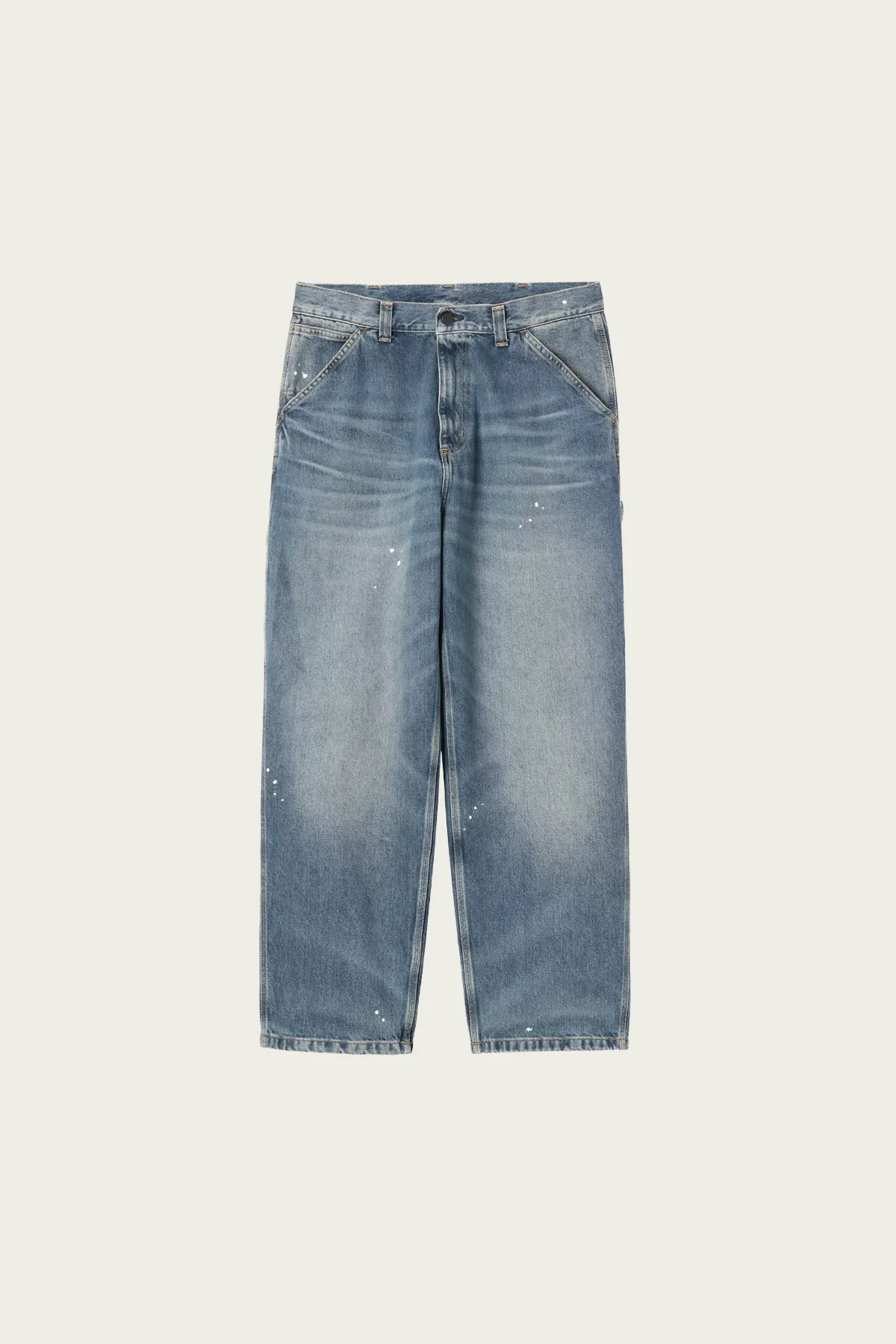 OG Single Knee Pant - Blue Destroy/Splatter Wash - 1