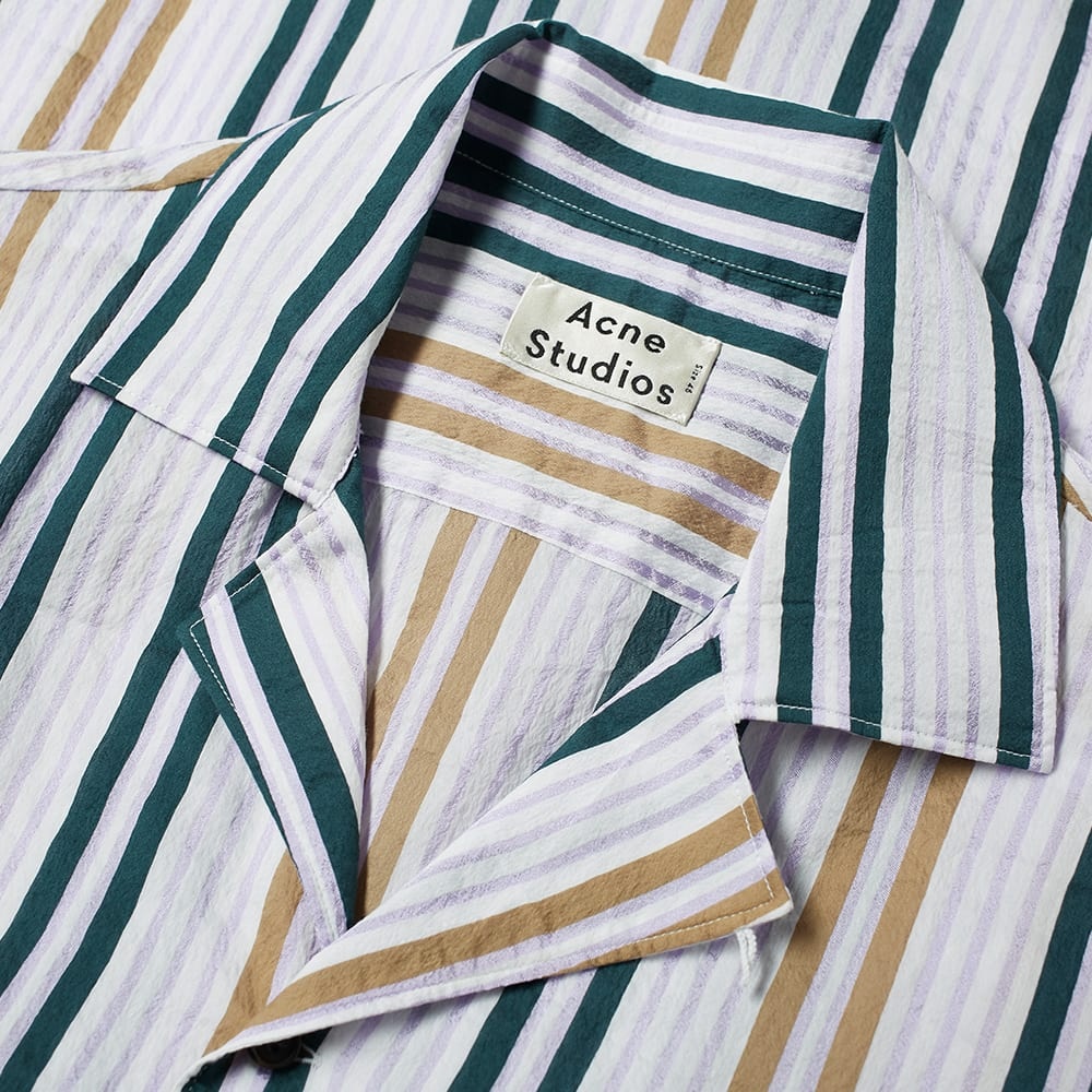 Acne Studios Simon Sheer Stripe Vacation Shirt - 2