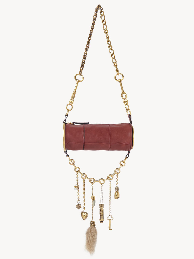 CHÂTEAU TREASURES SHOULDER BAG IN GRAINED LEATHER 4
