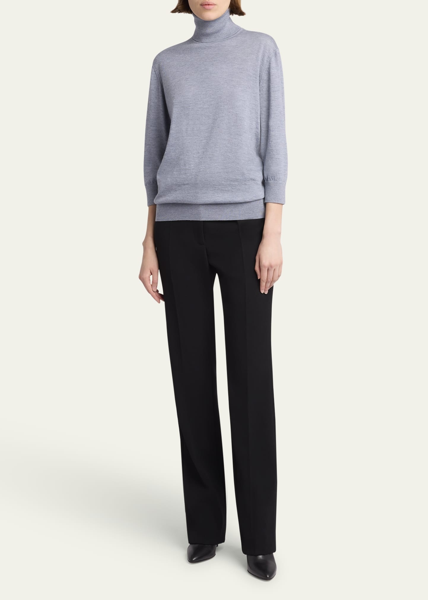 Hevos Cashmere Turtleneck Top - 2