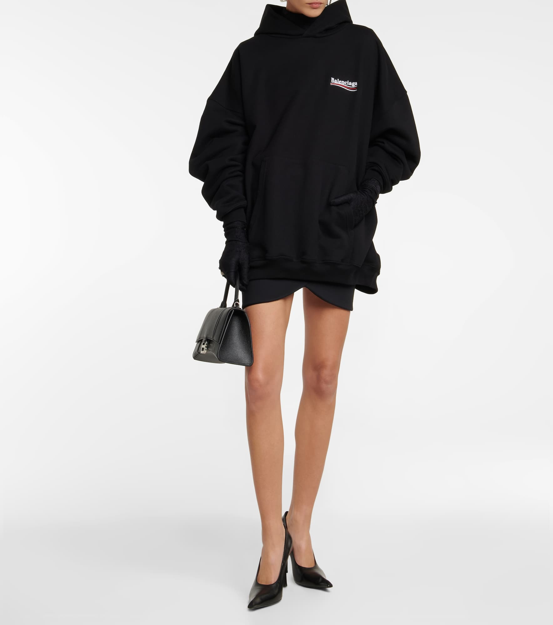 Oversized cotton hoodie - 2