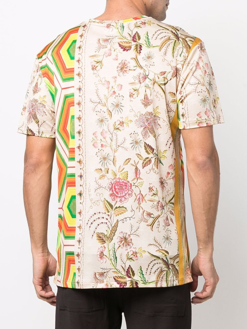 febo mix-print T-shirt 5