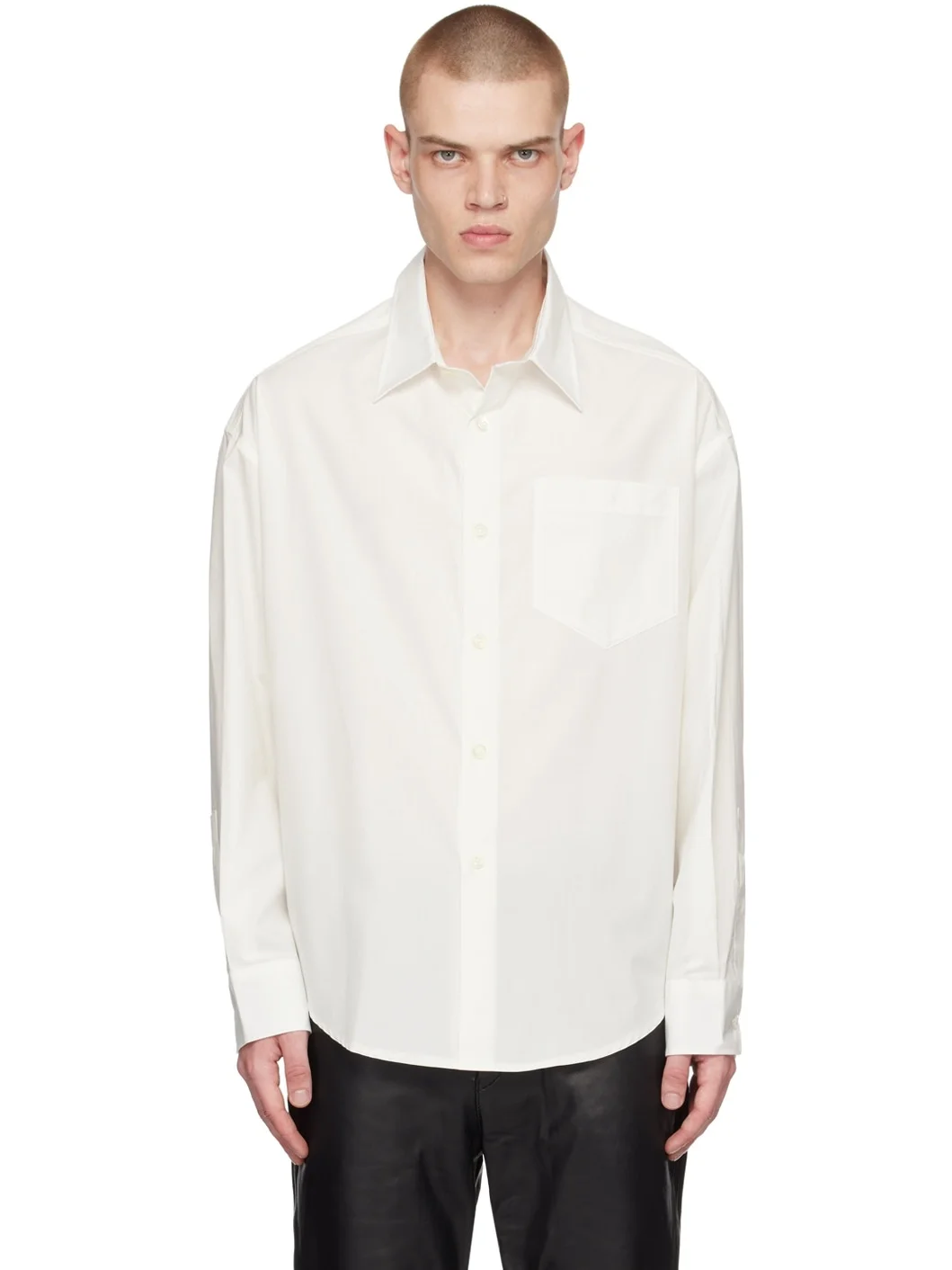White Button Shirt - 1